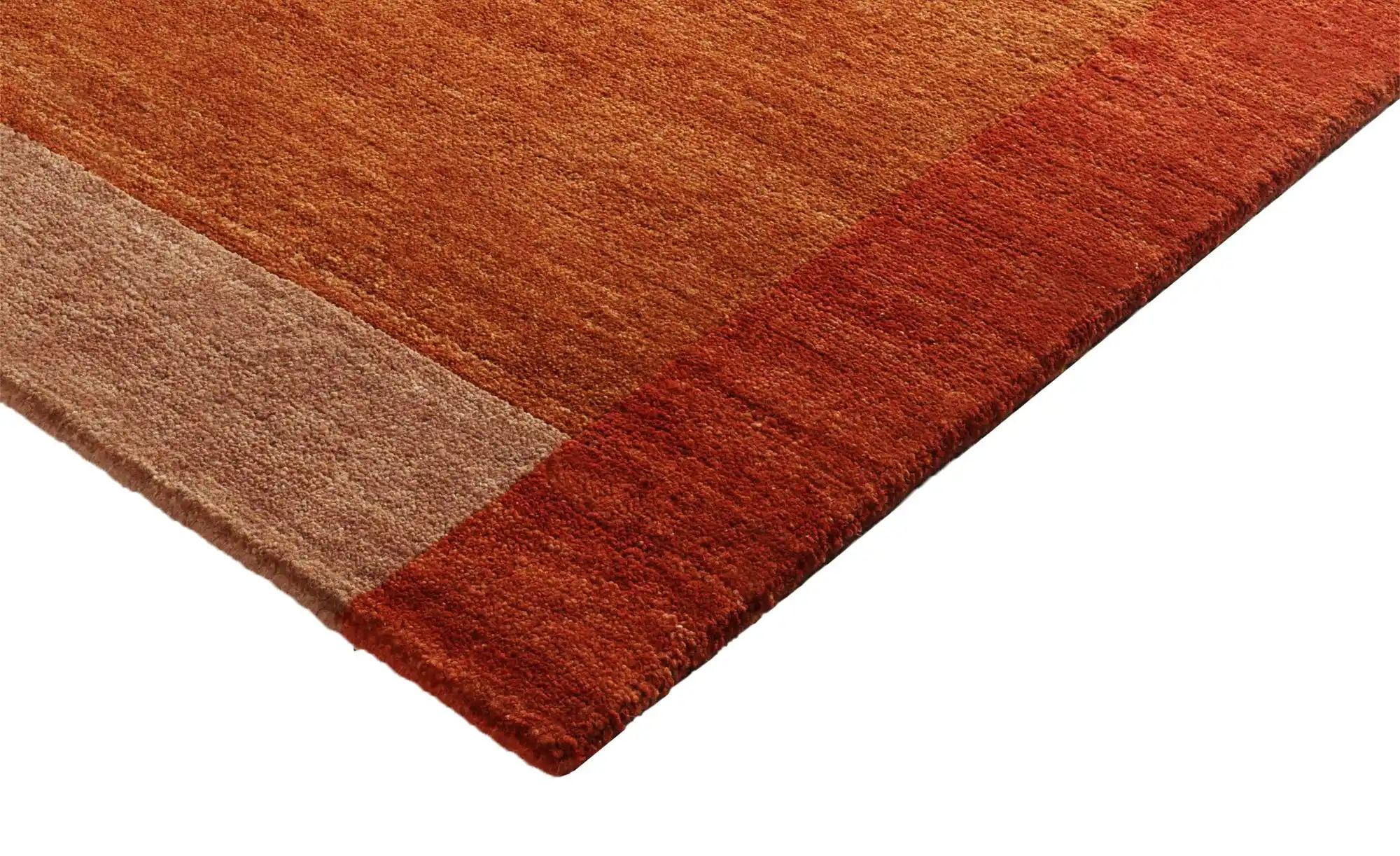 Thumbnail - Handgeknüpfter Naturteppich Sensation Silk Lakir ¦ orange ¦ Wolle ¦ Maße (cm): B: 200 Teppiche > Hochflorteppiche - Höf...