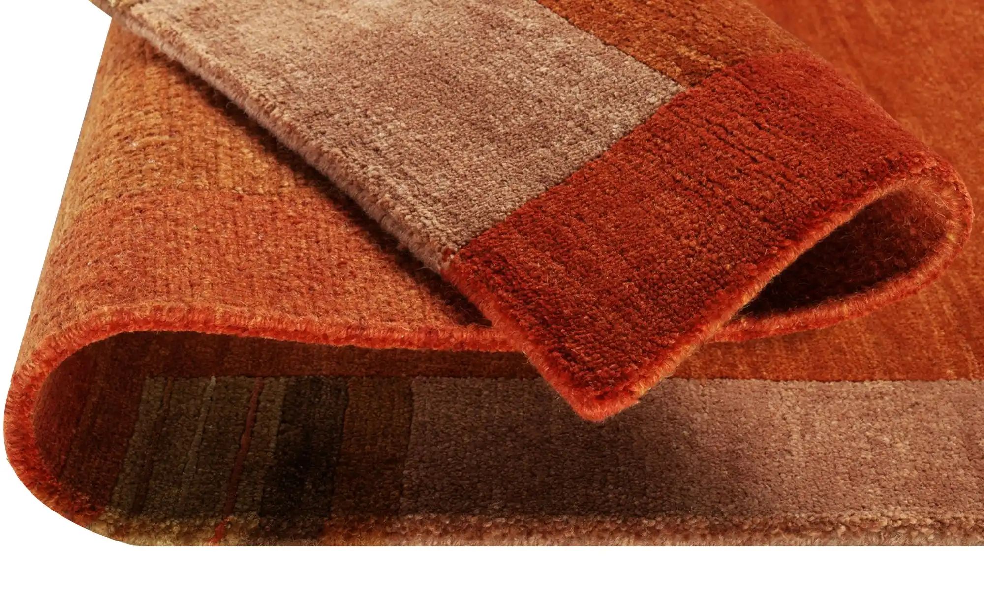 Thumbnail - Handgeknüpfter Naturteppich Sensation Silk Lakir ¦ orange ¦ Wolle ¦ Maße (cm): B: 250 Teppiche > Hochflorteppiche - Höf...