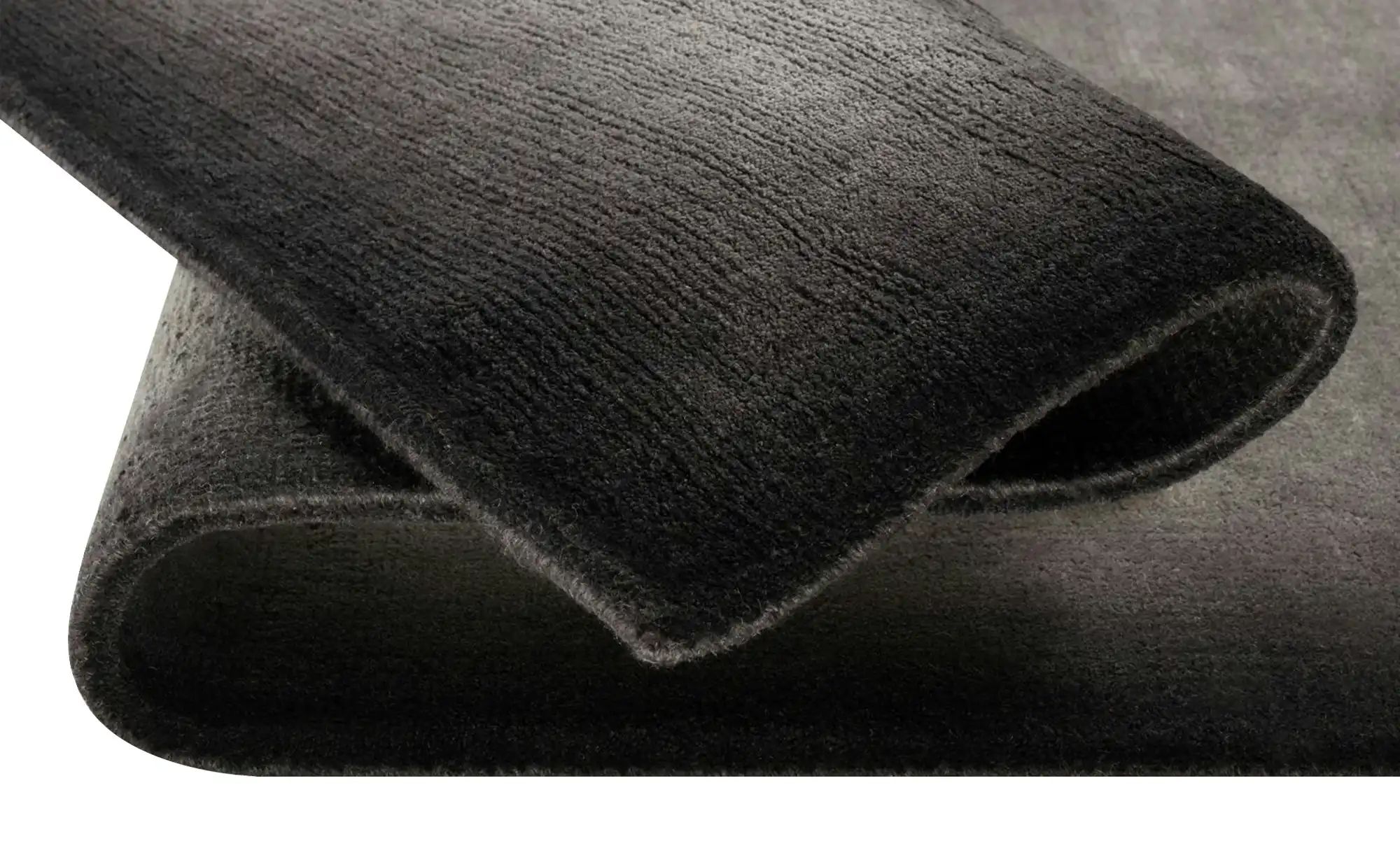 Handgeknüpfter Naturteppich  Vinciano Tami ¦ grau ¦ Wolle ¦ Maße (cm): B: 2 günstig online kaufen