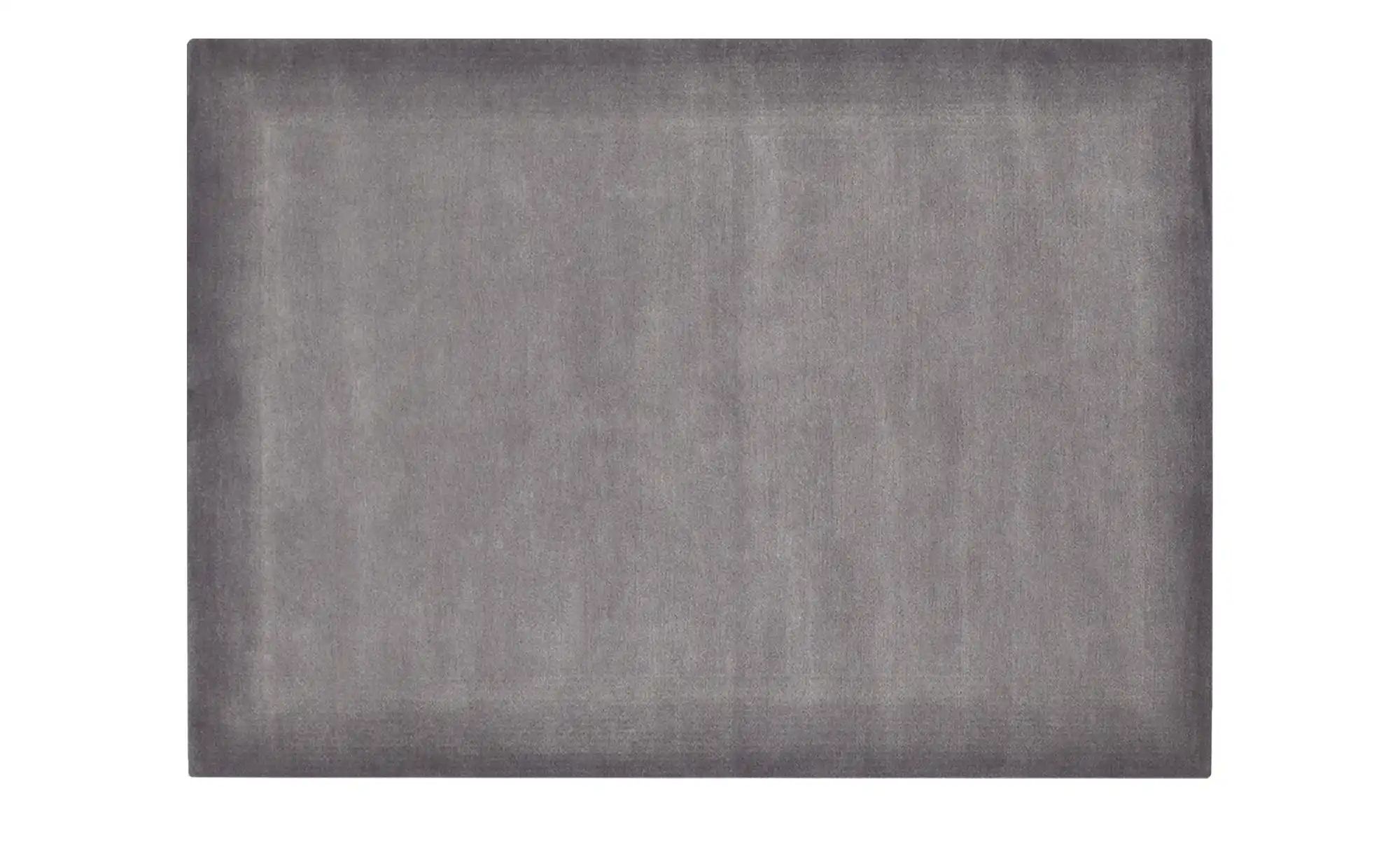 Handgeknüpfter Naturteppich  Vinciano Tami ¦ grau ¦ Wolle ¦ Maße (cm): B: 7 günstig online kaufen