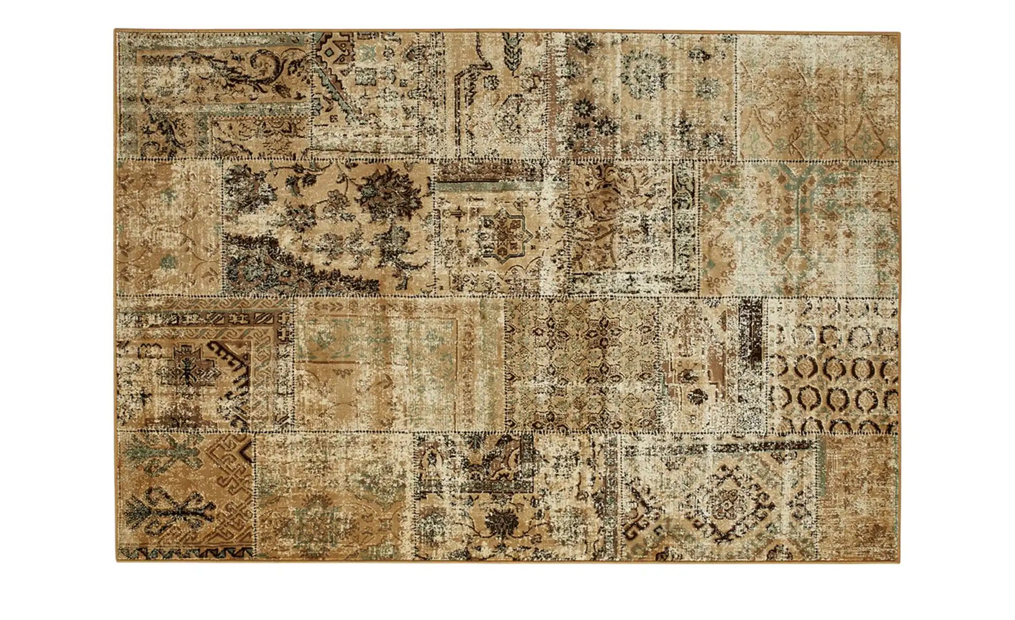 Kurzflorteppich  Matrix ¦ mehrfarbig ¦ Viskose, 100% Viscose ¦ Maße (cm): B: 100 Teppiche > Wohnteppiche > Vintage Teppiche - Höffner