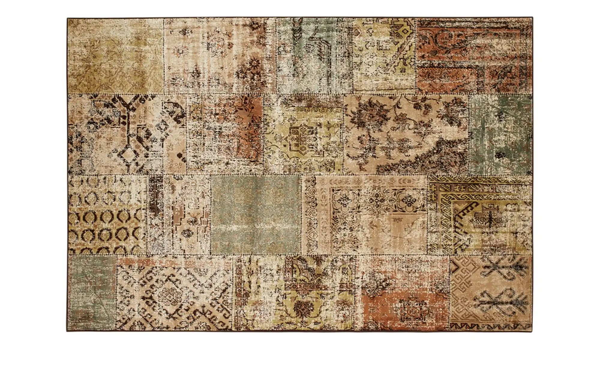 Kurzflorteppich  Matrix ¦ mehrfarbig ¦ Viskose, 100% Viscose ¦ Maße (cm): B: 135 Teppiche > Wohnteppiche > Vintage Teppiche - Höffner