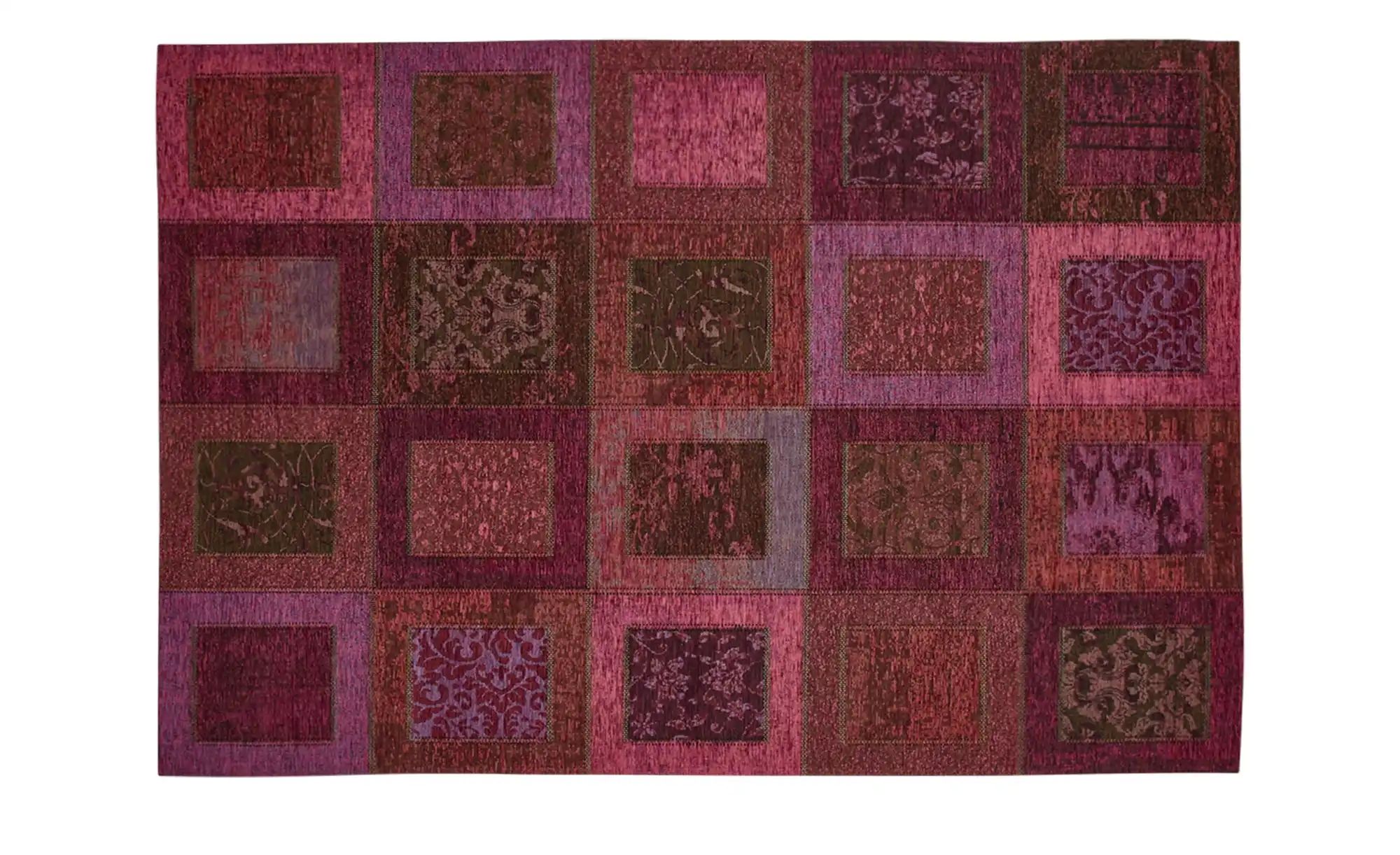 Kurzflorteppich  Harmonie ¦ lila/violett ¦ Synthethische Fasern, 34% Polyacryl Chenille, 33% Baumwolle, 33% Polyester ¦ Maße (cm): B: 80 Teppiche > Wohnteppiche > Vintage Teppiche - Höffner