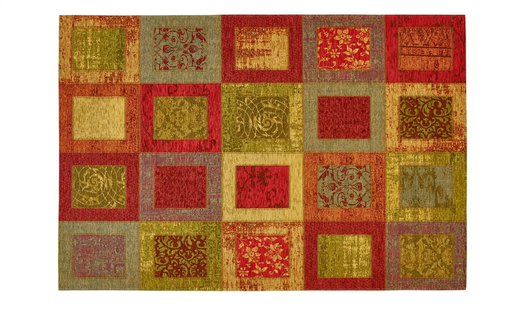 Kurzflorteppich  Harmonie ¦ mehrfarbig ¦ Synthethische Fasern, 34% Polyacryl Chenille, 33% Baumwolle, 33% Polyester ¦ Maße (cm): B: 155 Teppiche > Wohnteppiche > Vintage Teppiche - Höffner