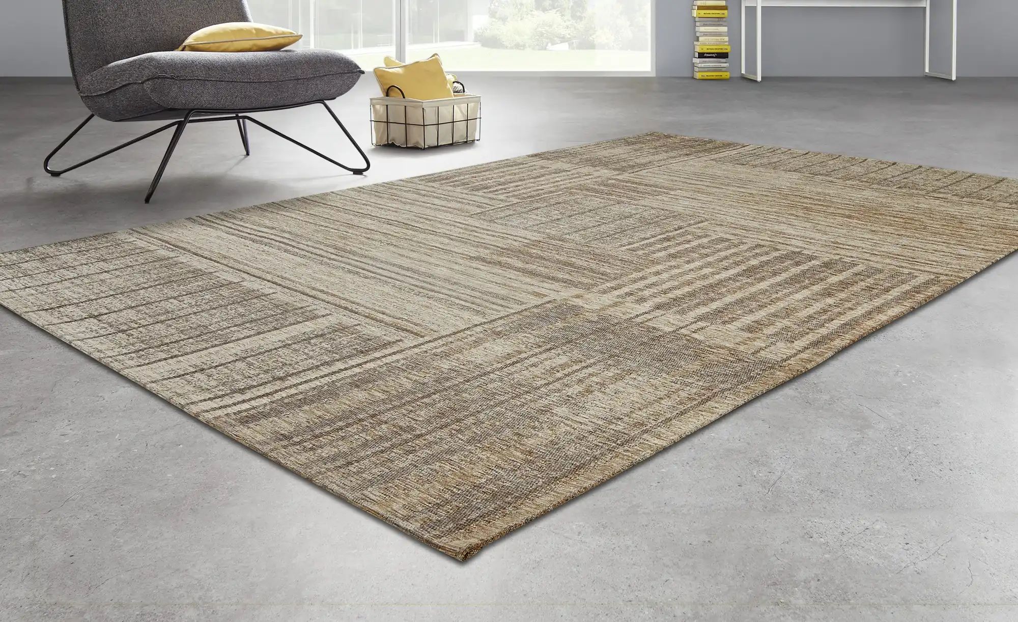 Tom Tailor Kurzflorteppich  Living ¦ beige ¦ 36% Polyacryl Chenille, 34%Polyester, 30%Baumwolle, Synthethische Fasern ¦ Maße (cm): B: 68 Teppiche > Wohnteppiche > Kurzflorteppiche - Höffner