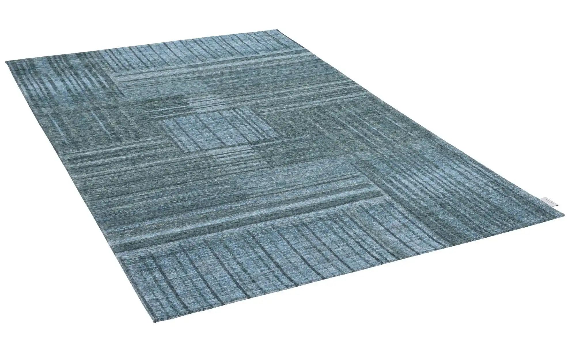 Tom Tailor Webteppich   ¦ blau ¦ Synthetische Fasern ¦ Maße (cm): B: 190 Te günstig online kaufen