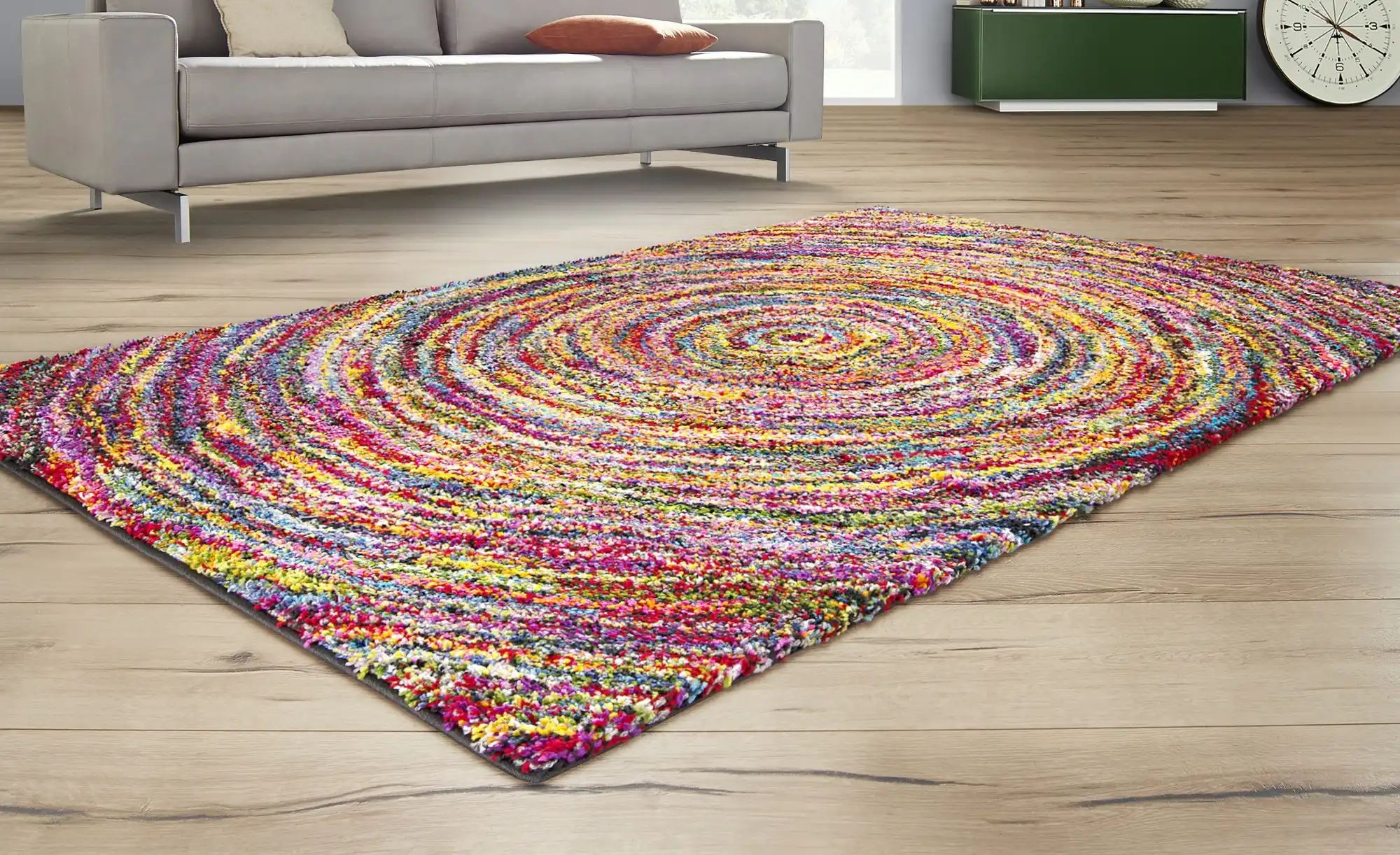 Thumbnail - Hochflorteppich  Sixteen ¦ mehrfarbig ¦ Synthetische Fasern ¦ Maße (cm): B: 120 Teppiche > Hochflorteppiche - Höffner