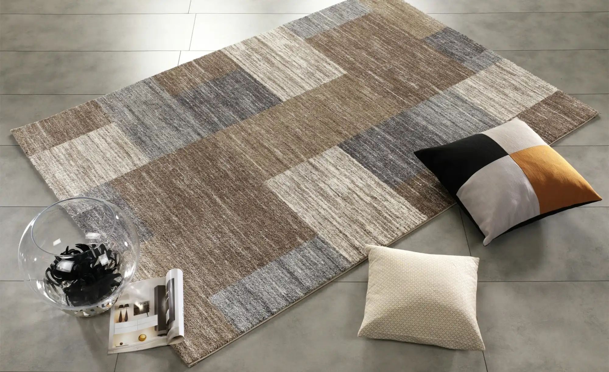 meinTeppich Kurzflorteppich  Sofi Grand ¦ beige ¦ Synthetische Fasern ¦ Maß günstig online kaufen