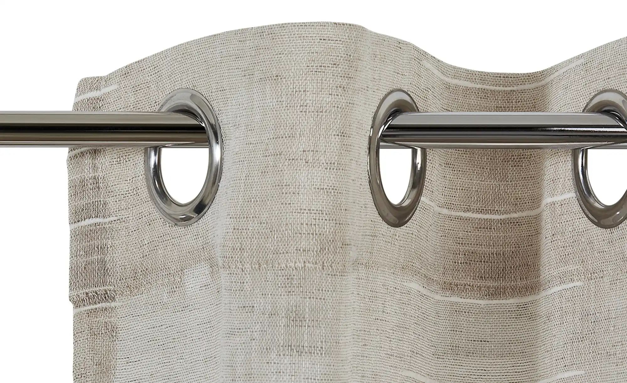 Thumbnail - como Ösenschal  Tina ¦ beige ¦ Maße (cm): B: 140 H: 245 Gardinen & Rollos > Gardinen & Vorhänge > Schlaufenschals - Höff...