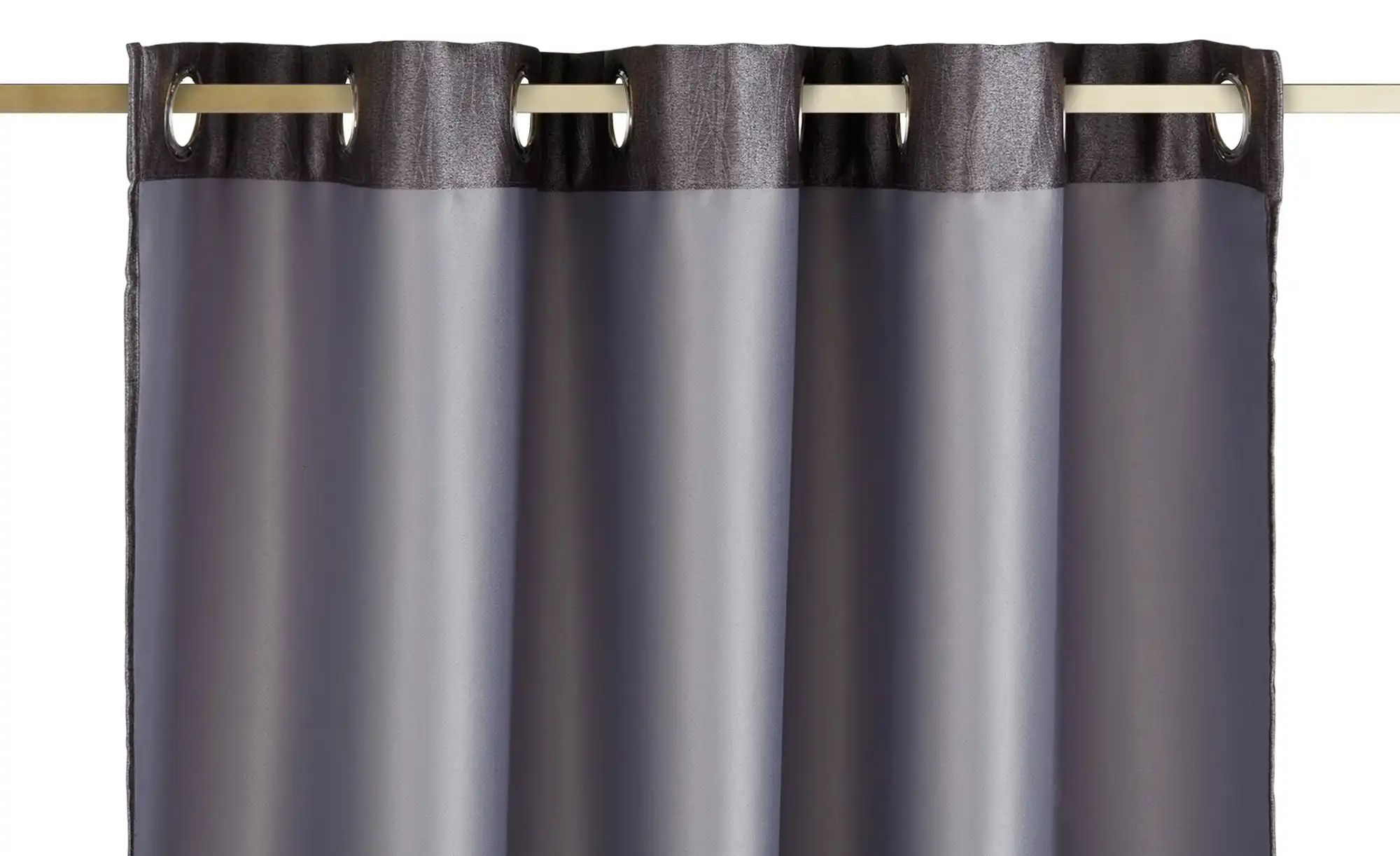 Thumbnail - como Ösenschal   ¦ silber ¦ Synthetik ¦ Maße (cm): B: 140 H: 245 Gardinen & Rollos > Gardinen & Vorhänge > Verdunklungsv...