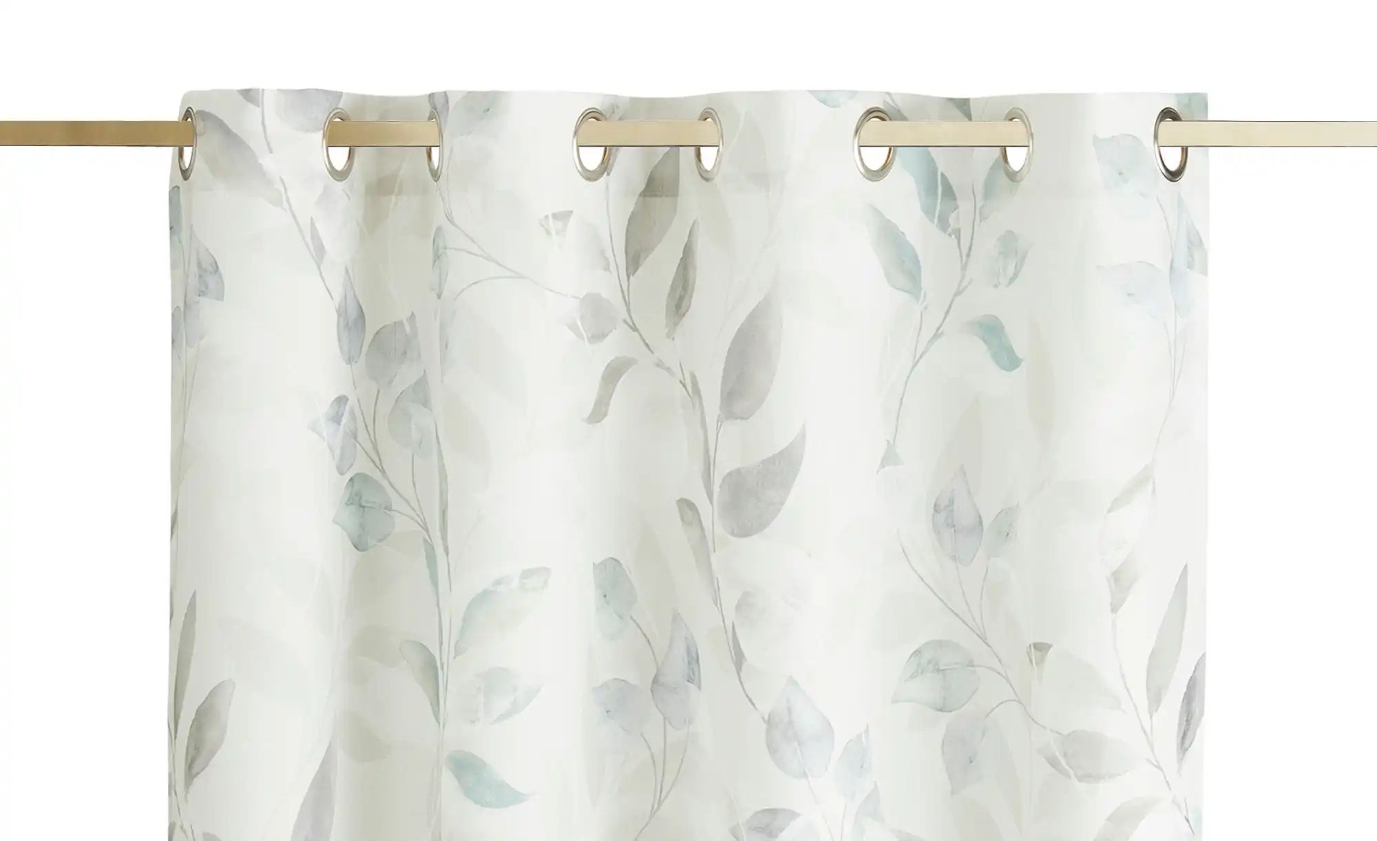 Thumbnail - como Ösenschal  Danny ¦ blau ¦ Maße (cm): B: 140 H: 245 Gardinen & Rollos > Gardinen & Vorhänge > Schlaufenschals - Höff...