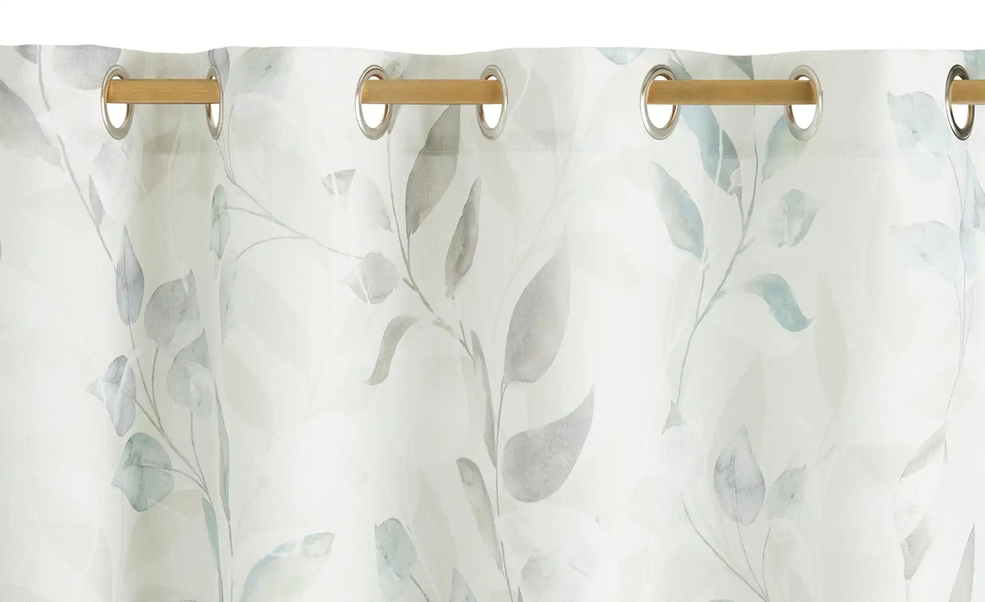 Thumbnail - como Ösenschal  Danny ¦ blau ¦ Maße (cm): B: 140 H: 245 Gardinen & Rollos > Gardinen & Vorhänge > Schlaufenschals - Höff...