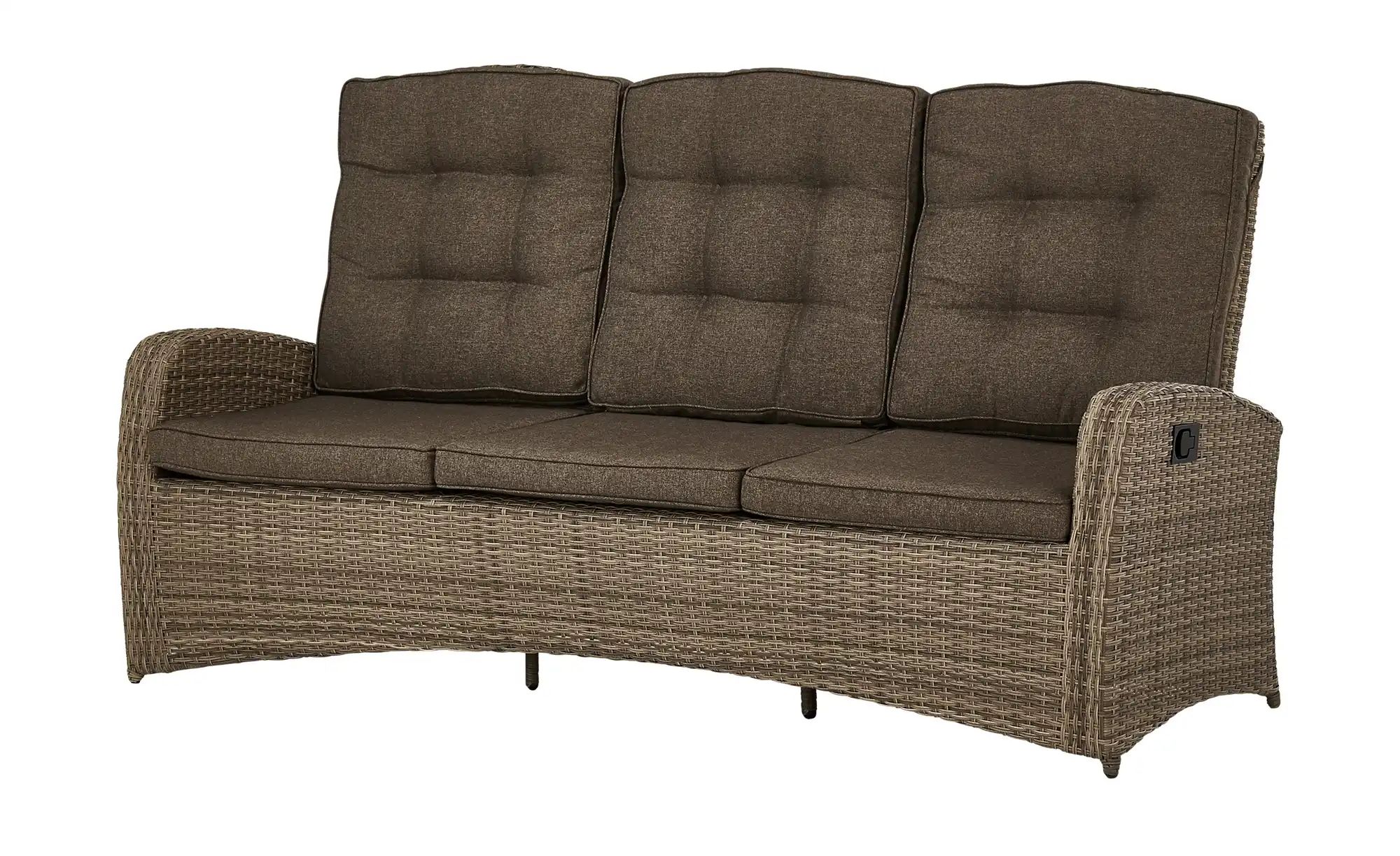 a casa mia Gartensofa, 3-sitzig   Reggio ¦ beige ¦ Maße (cm): B: 209 H: 110 günstig online kaufen