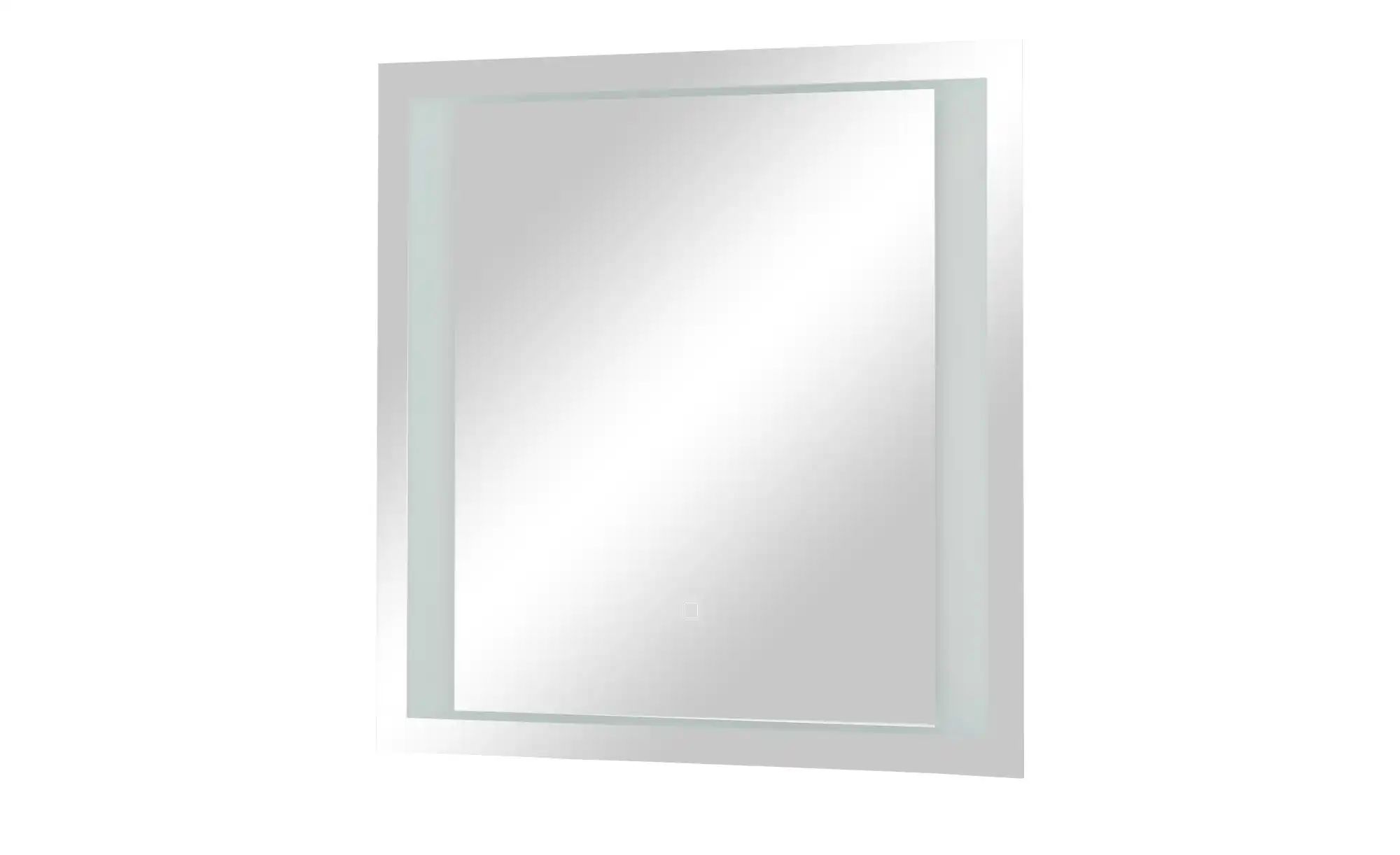 calmo Spiegel ¦ silber ¦ Glas, Metall ¦ Maße (cm): B: 70 H: 70 T: 3 Badacce günstig online kaufen