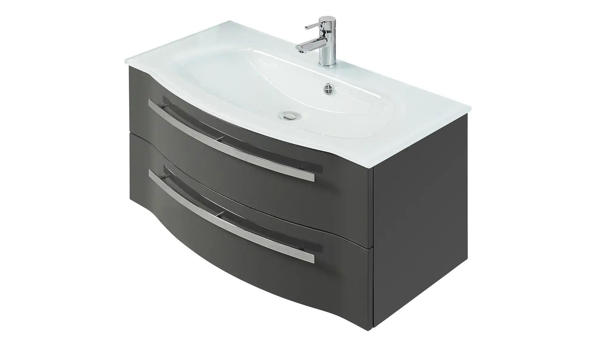 calmoquick Waschtischkombination  Verler See ¦ grau ¦ Maße (cm): B: 92 H: 4 günstig online kaufen