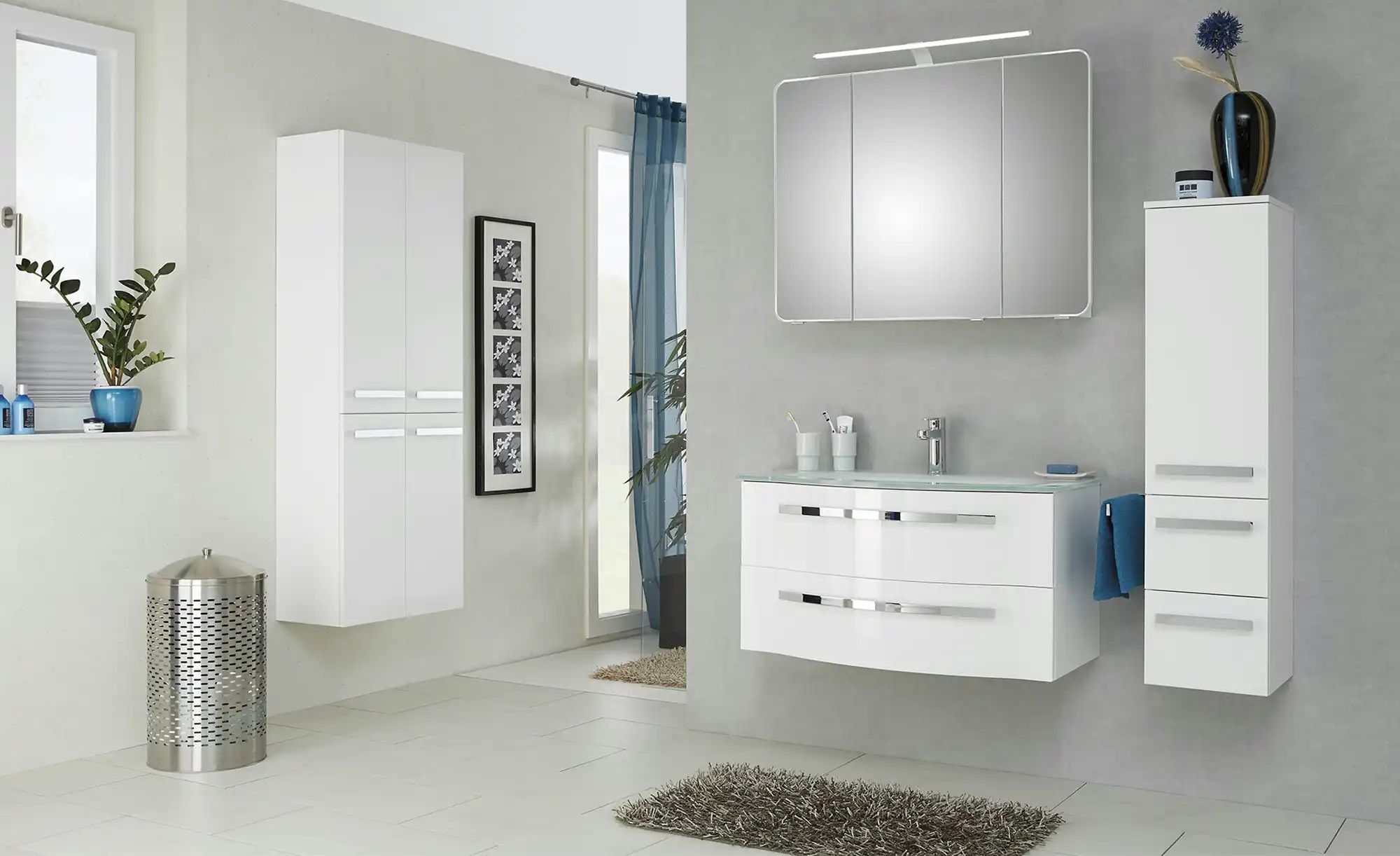 calmoquick Badezimmerkombination  Verler See ¦ weiß ¦ Maße (cm): B: 92 T: 4 günstig online kaufen