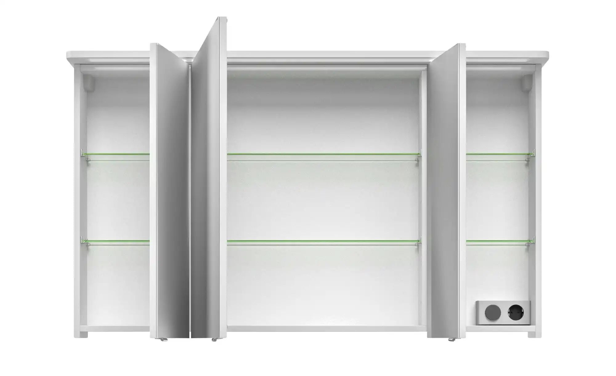 Thumbnail - calmoquick Spiegelschrank Verler See ¦ weiß ¦ Maße (cm): B: 120 H: 72,2 T: 17.0 Schränke > Badschränke > Spiegelschränk...