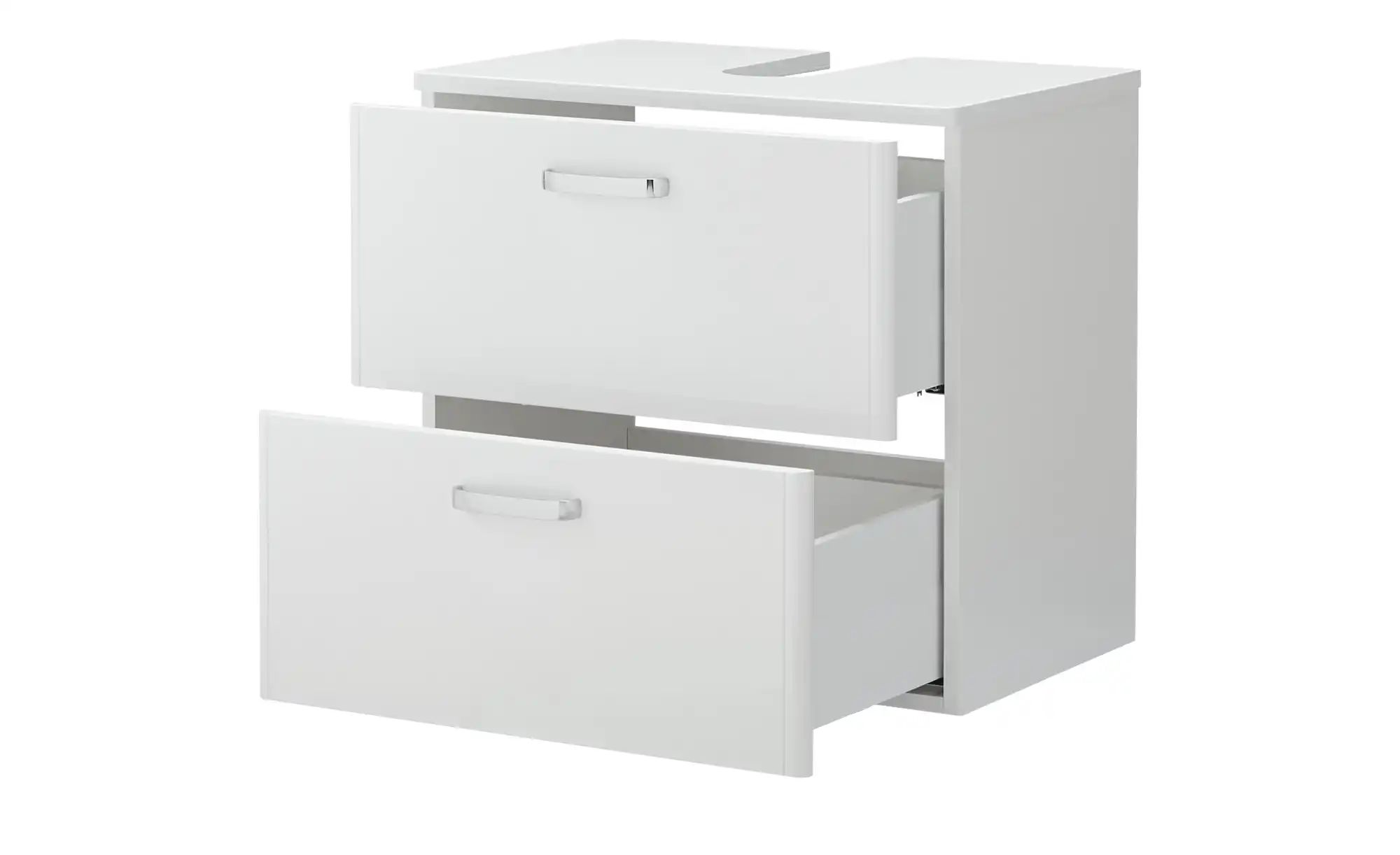 Waschbeckenunterschrank  Bodensee ¦ weiß ¦ Maße (cm): B: 60 H: 57 T: 39.0 S günstig online kaufen