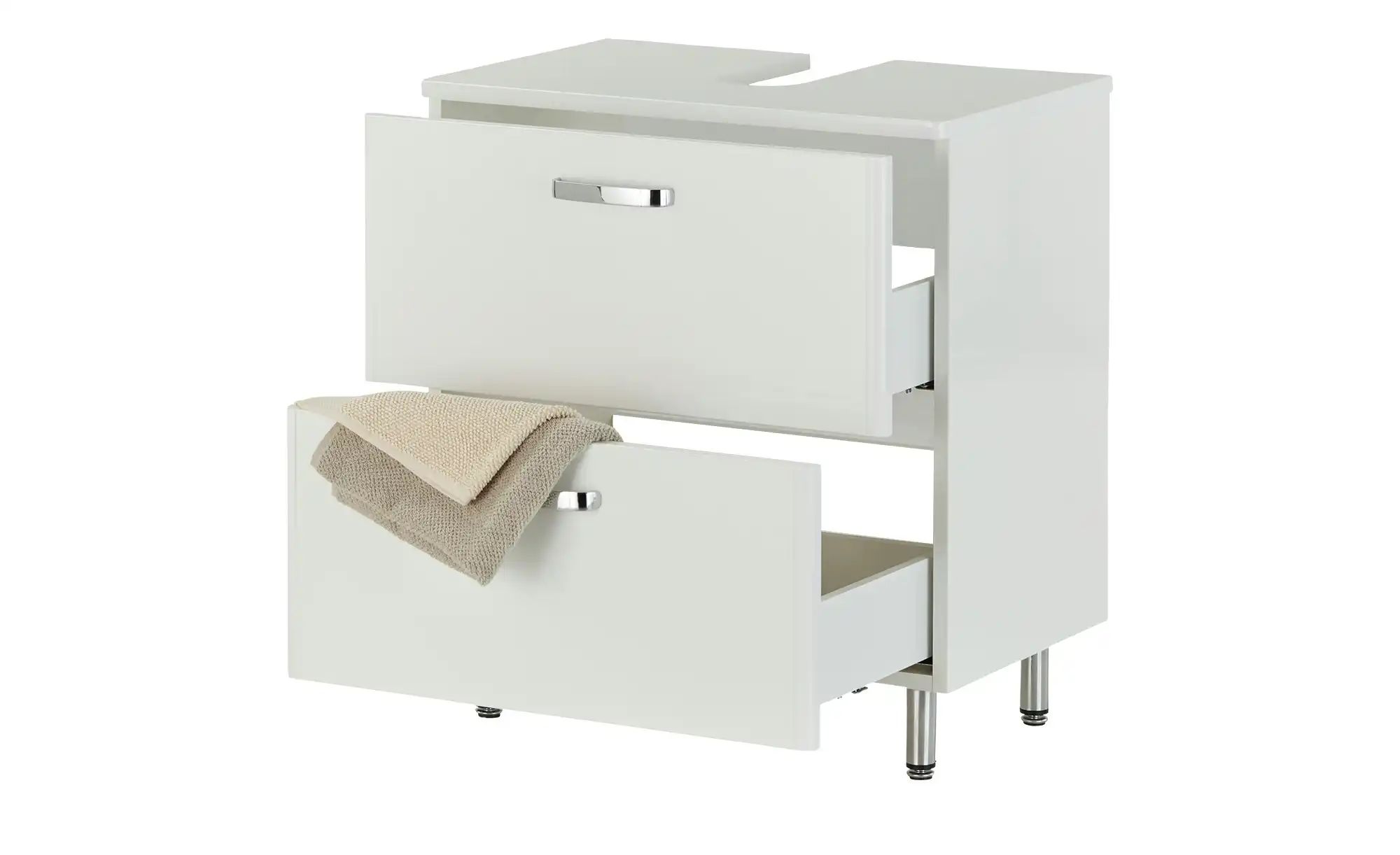 Thumbnail - Waschbeckenunterschrank  Bodensee ¦ weiß ¦ Maße (cm): B: 60 H: 57 T: 39.0 Schränke > Badschränke > Waschbecken-unterschr...