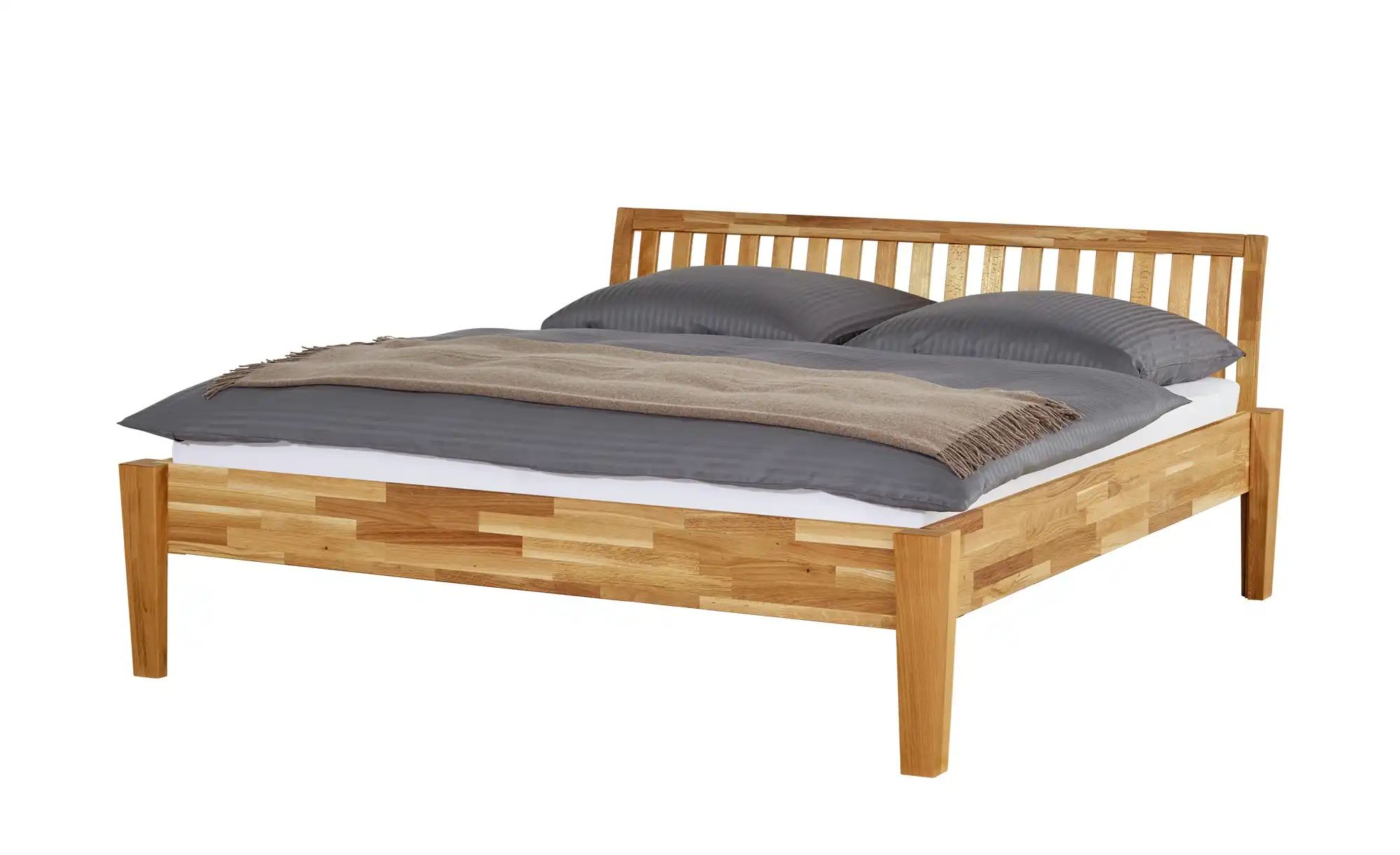Timber Massivholz-Bettgestell  Timber ¦ holzfarben ¦ Maße (cm): B: 156 H: 9 günstig online kaufen