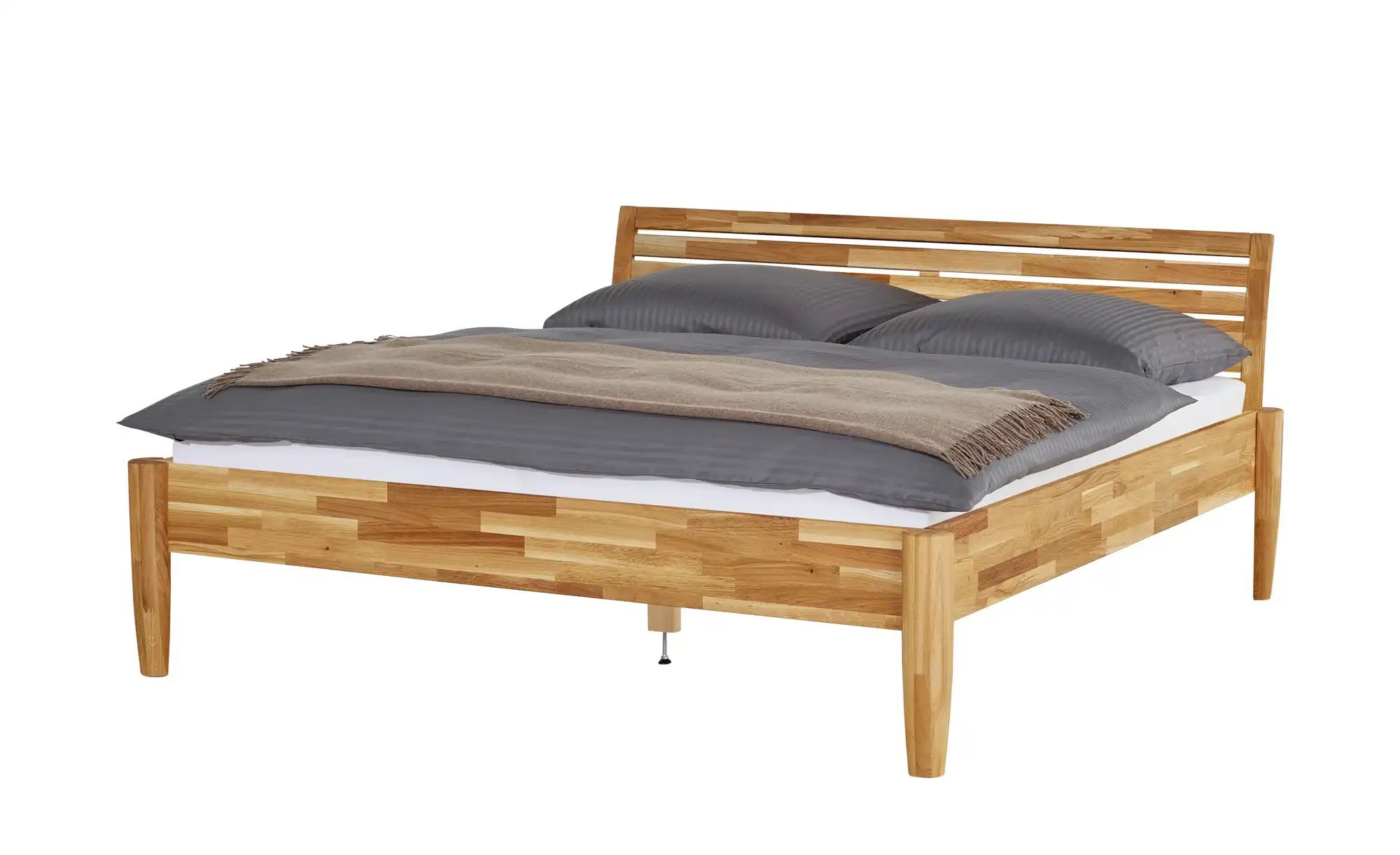 Timber Massivholz-Bettgestell  Timber ¦ holzfarben ¦ Maße (cm): B: 216 H: 9 günstig online kaufen