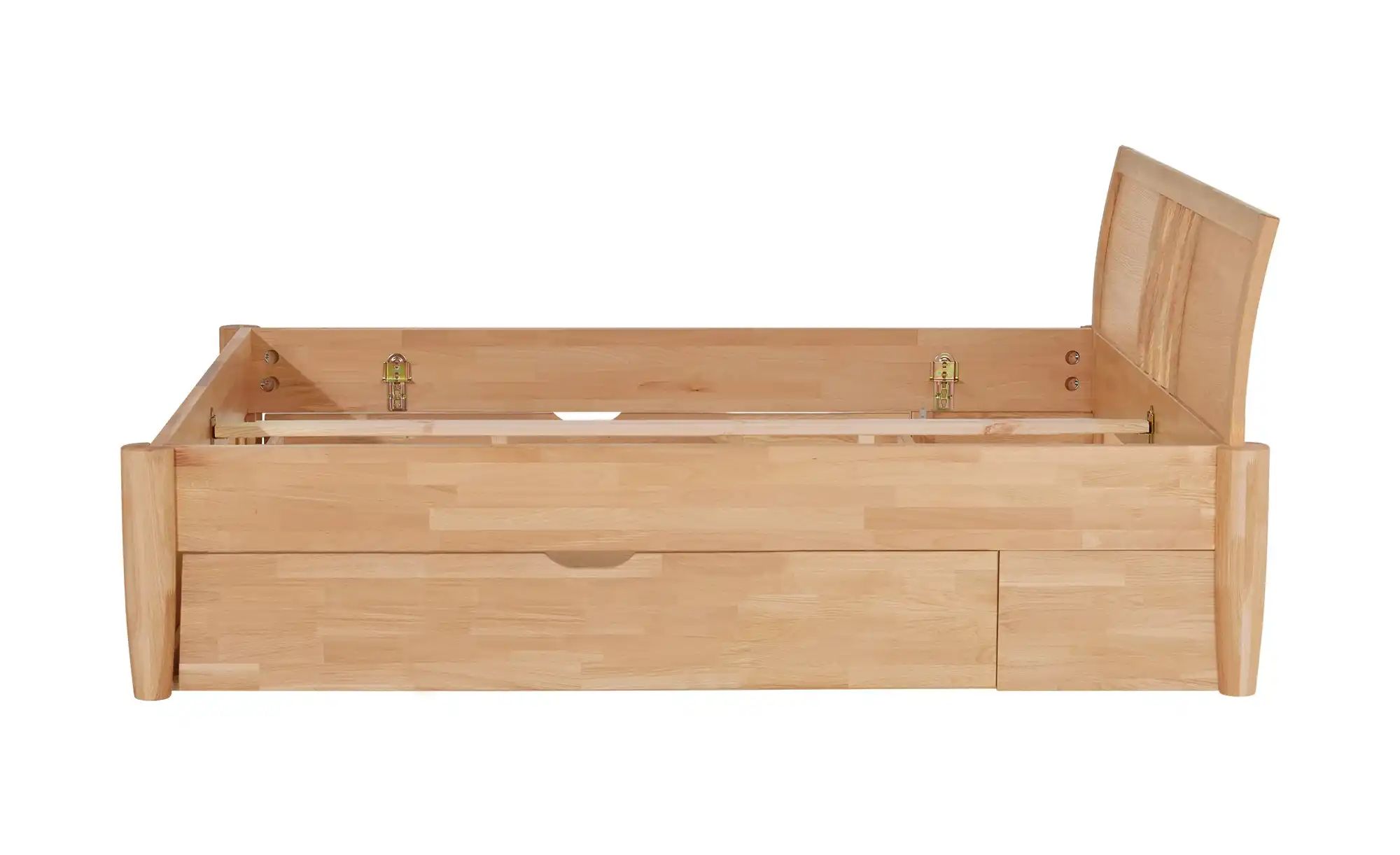 Thumbnail - Timber Massivholz-Bettgestell mit Bettkasten Timber ¦ holzfarben ¦ Maße (cm): B: 196 H: 93 Betten > Bettgestelle - Höffn...