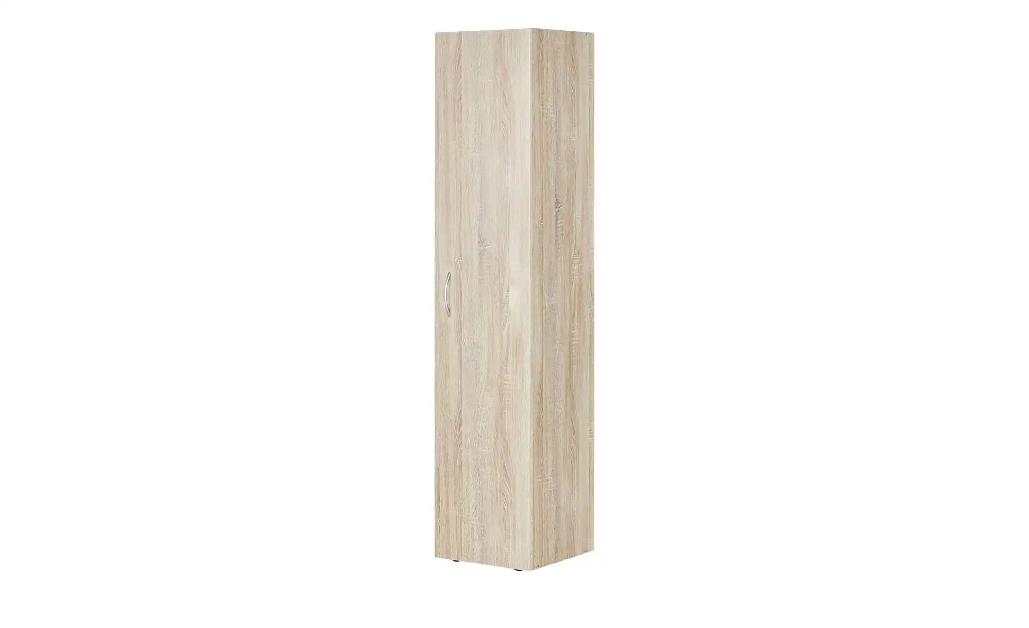 Schrank 1-türig holzfarben Maße (cm): B: 45 H: 185 T: 40.0 | 04038061008624 Schrank 1-türig holzfarben Maße (cm): B: 45 H: 185 T: 40.0 | 04038061008624