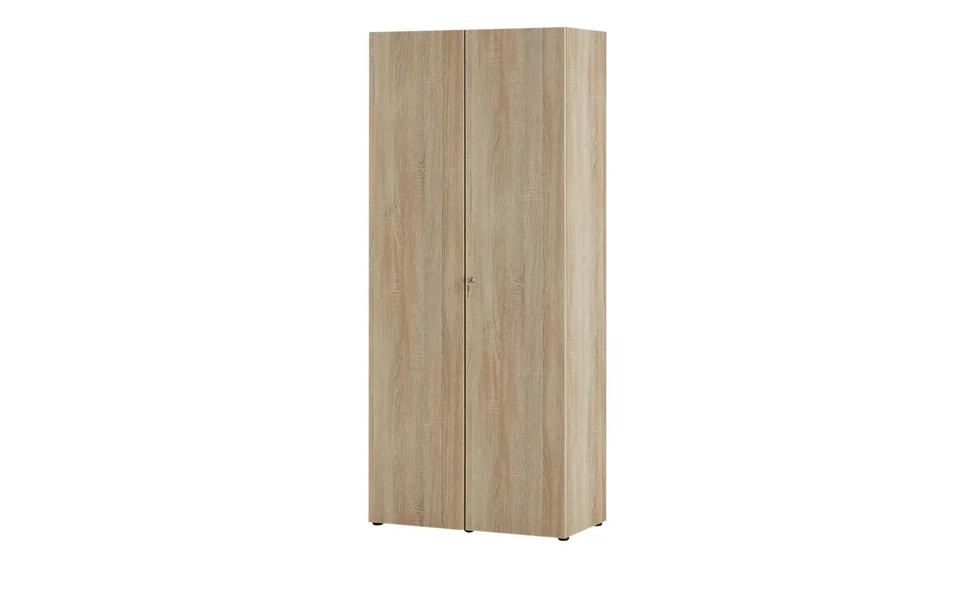 Schrank mit Schloss Multiraumkonzept holzfarben Maße (cm): B: 80 H: 185 T: 40.0 | 04038061014762 Schrank mit Schloss Multiraumkonzept holzfarben Maße (cm): B: 80 H: 185 T: 40.0 | 04038061014762