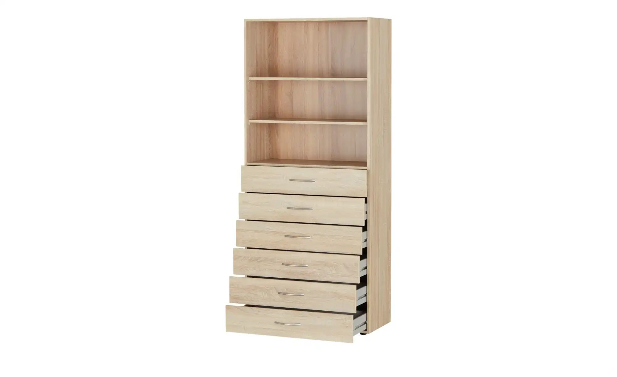 Thumbnail - Regal Multiraumkonzept ¦ holzfarben ¦ Maße (cm): B: 80 H: 185 T: 40.0 Regale > Standregale - Höffner