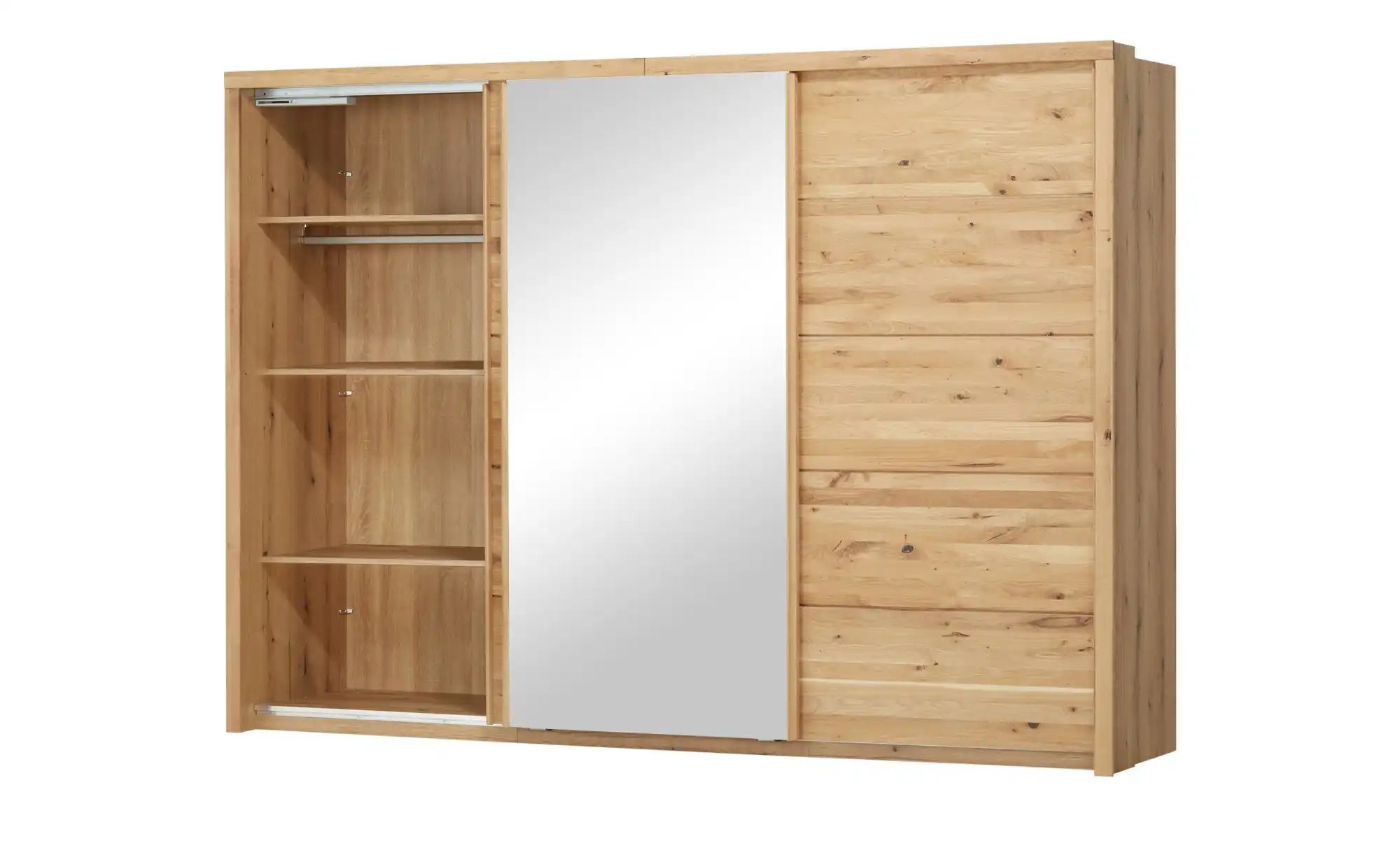 smart Schwebetürenschrank  3-türig  Oslo ¦ holzfarben ¦ Maße (cm): B: 284 H günstig online kaufen