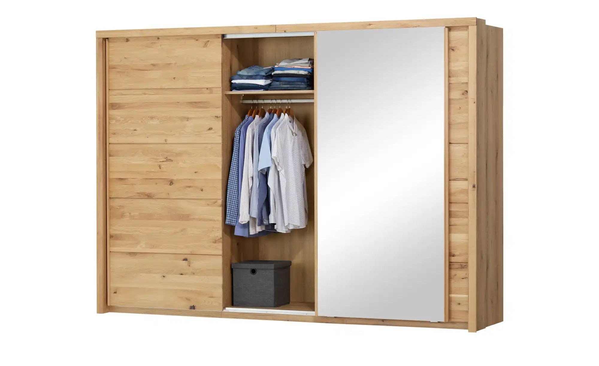 Thumbnail - smart Schwebetürenschrank 3-türig Oslo ¦ holzfarben ¦ Maße (cm): B: 284 H: 204 T: 69.0 Schränke > Kleiderschränke > Sc...