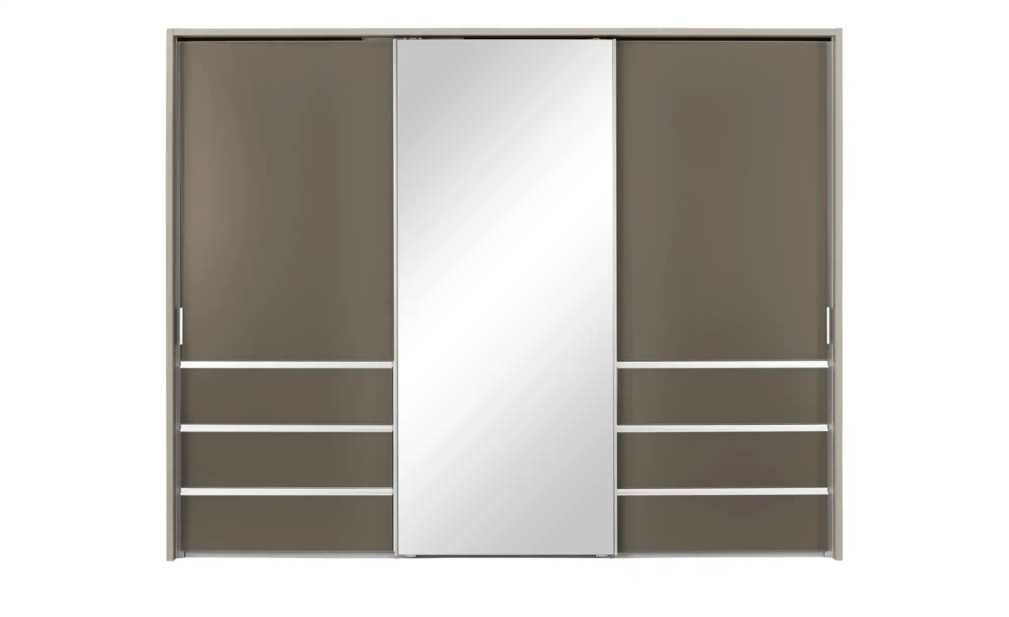 Schwebetürenschrank  3-türig  Mitta ¦ braun ¦ Maße (cm): B: 310 H: 220 T: 6 günstig online kaufen