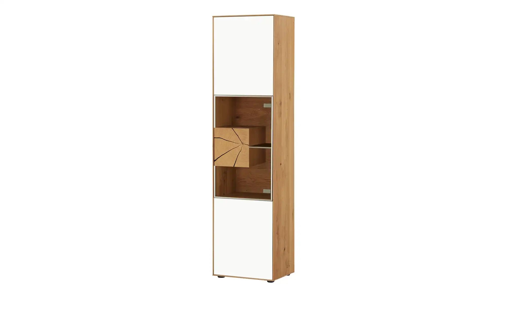 HARTMANN Vitrine  Caya ¦ weiß ¦ Maße (cm): B: 50 H: 196 T: 39 Schränke > Vi günstig online kaufen