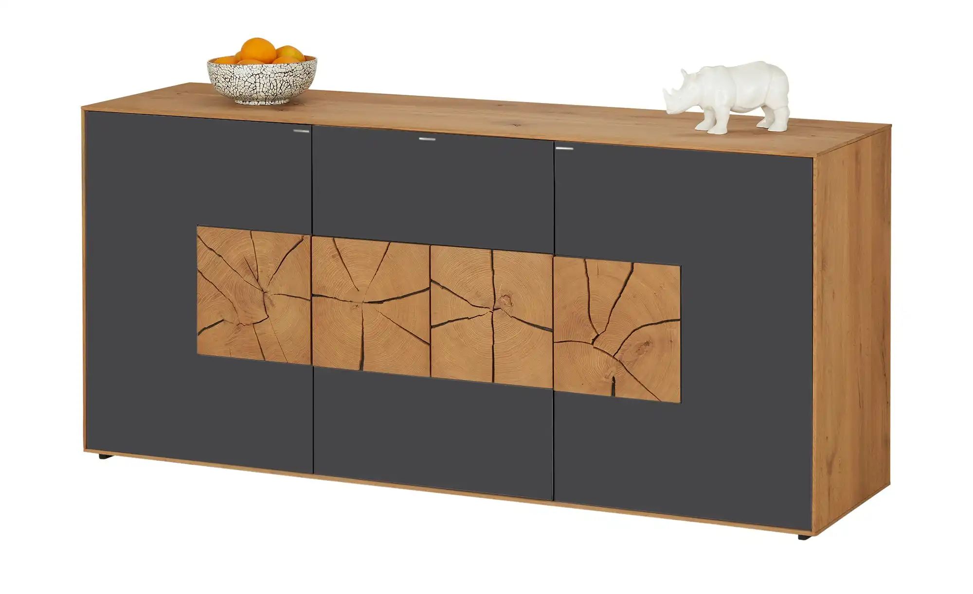 HARTMANN Sideboard  Caya ¦ grau ¦ Maße (cm): B: 175 H: 81 T: 49 Kommoden & günstig online kaufen