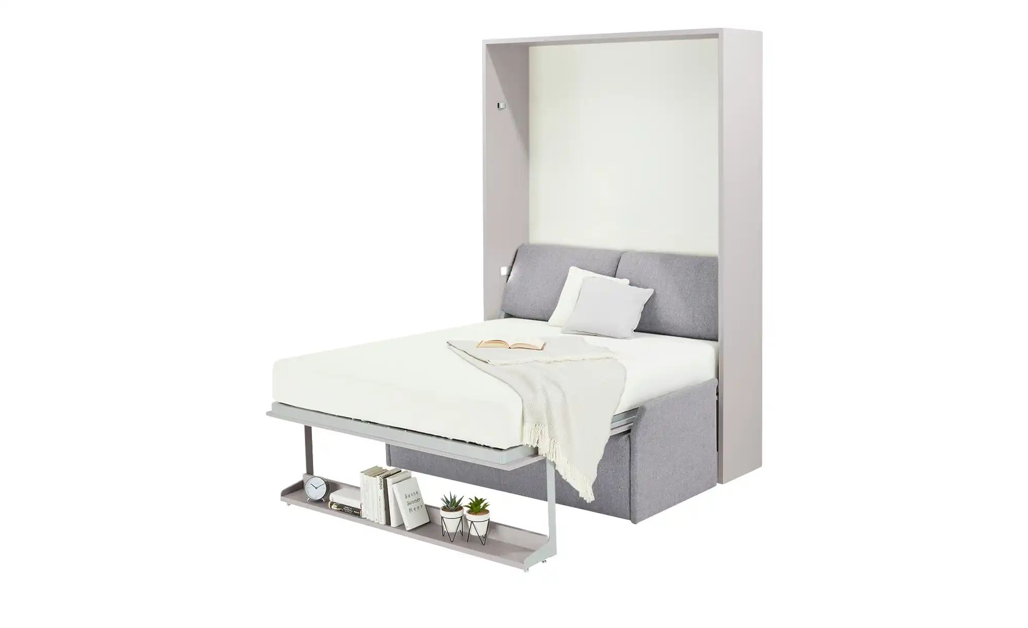 Nehl Schrankbett 2Weiraumwunder ¦ Grau ¦ MaßE (Cm): B: 194 H: 230 T: 119.0 Betten > Schrankklappbetten - MöBel Kraft-image