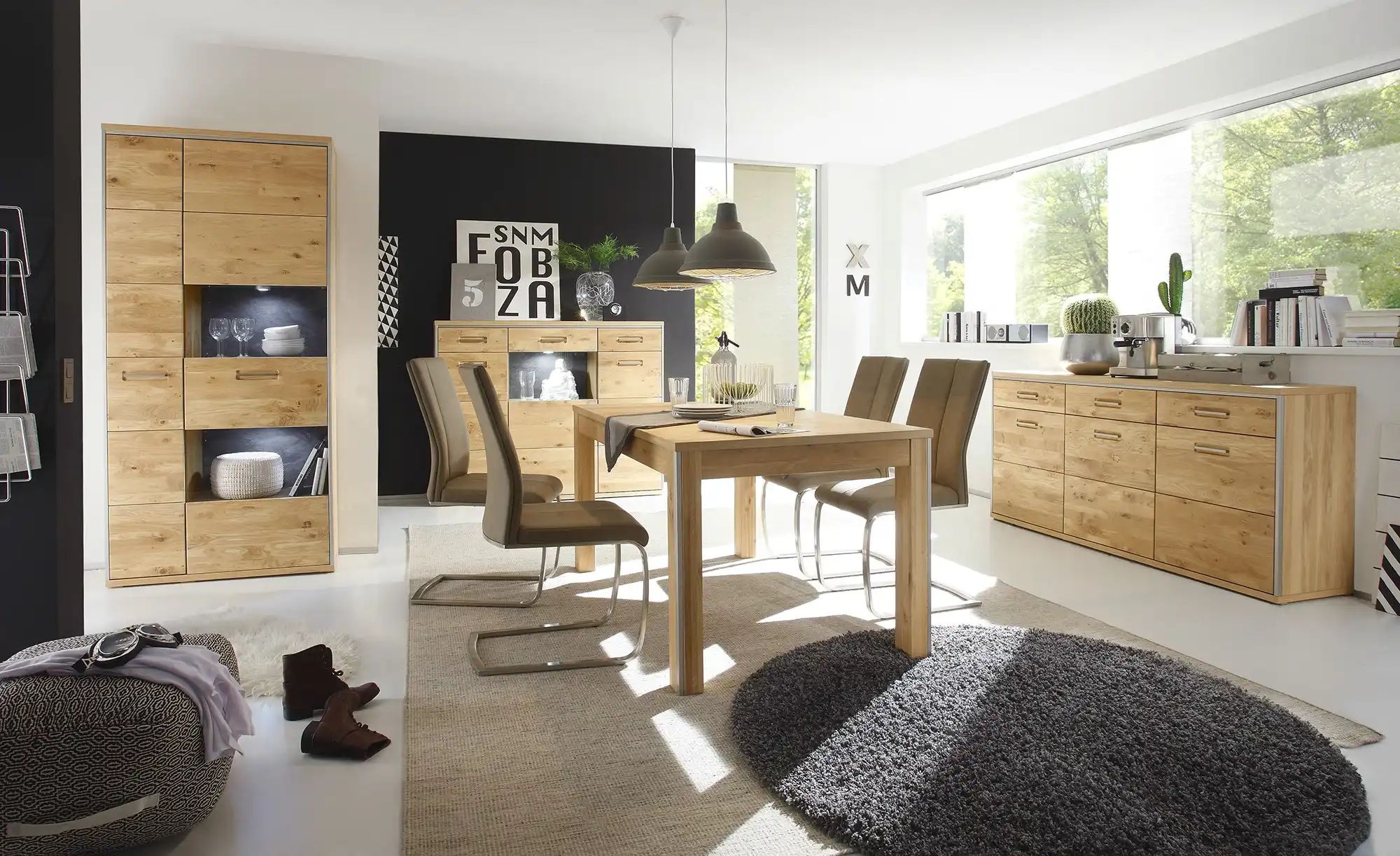 Woodford Highboard  Felino ¦ holzfarben ¦ Maße (cm): B: 156 H: 123 T: 39.0 günstig online kaufen