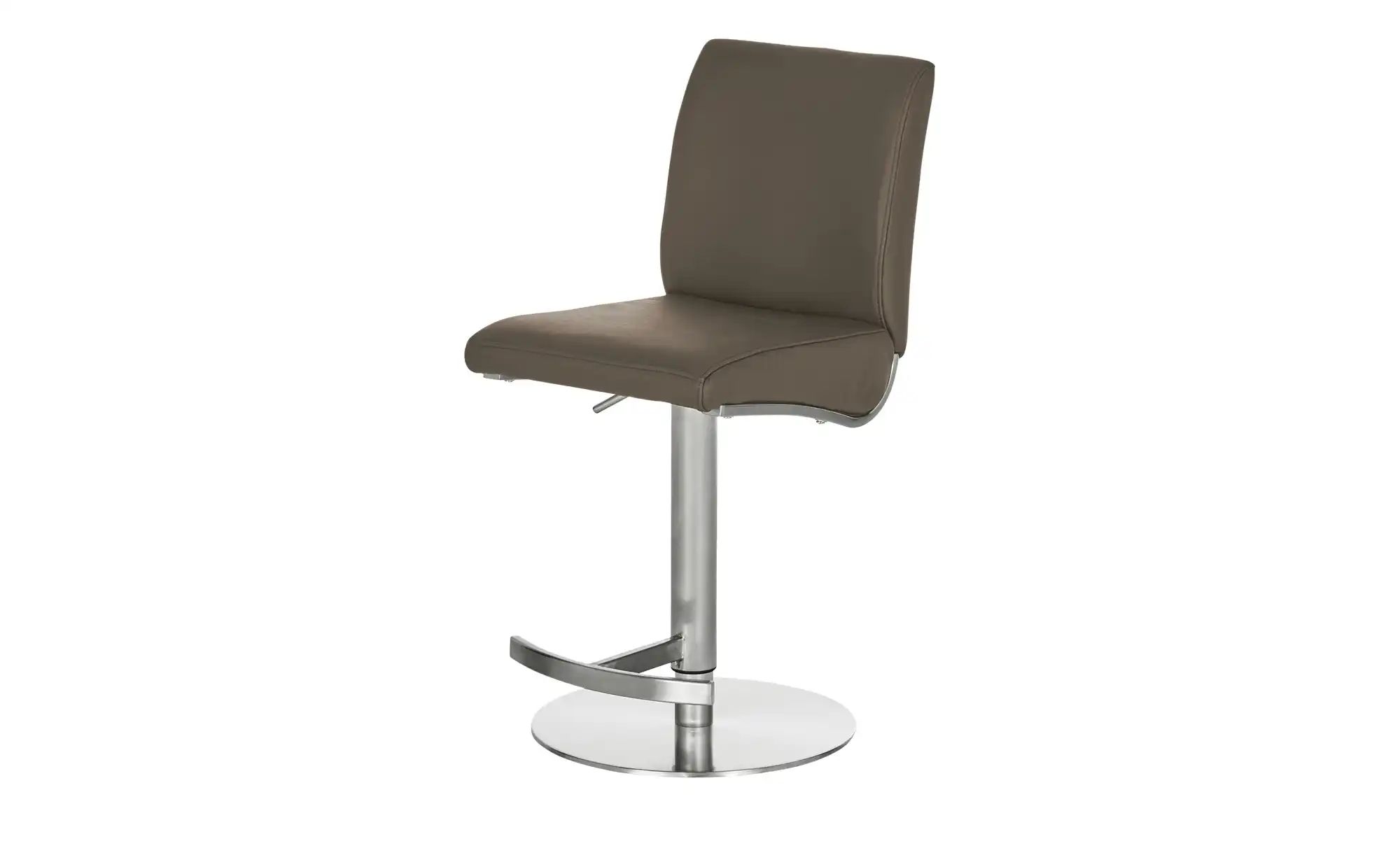 Barhocker Leder Vittoria ¦ braun ¦ Maße (cm): B: 42 H: 87 T: 50.0 Polstermö günstig online kaufen