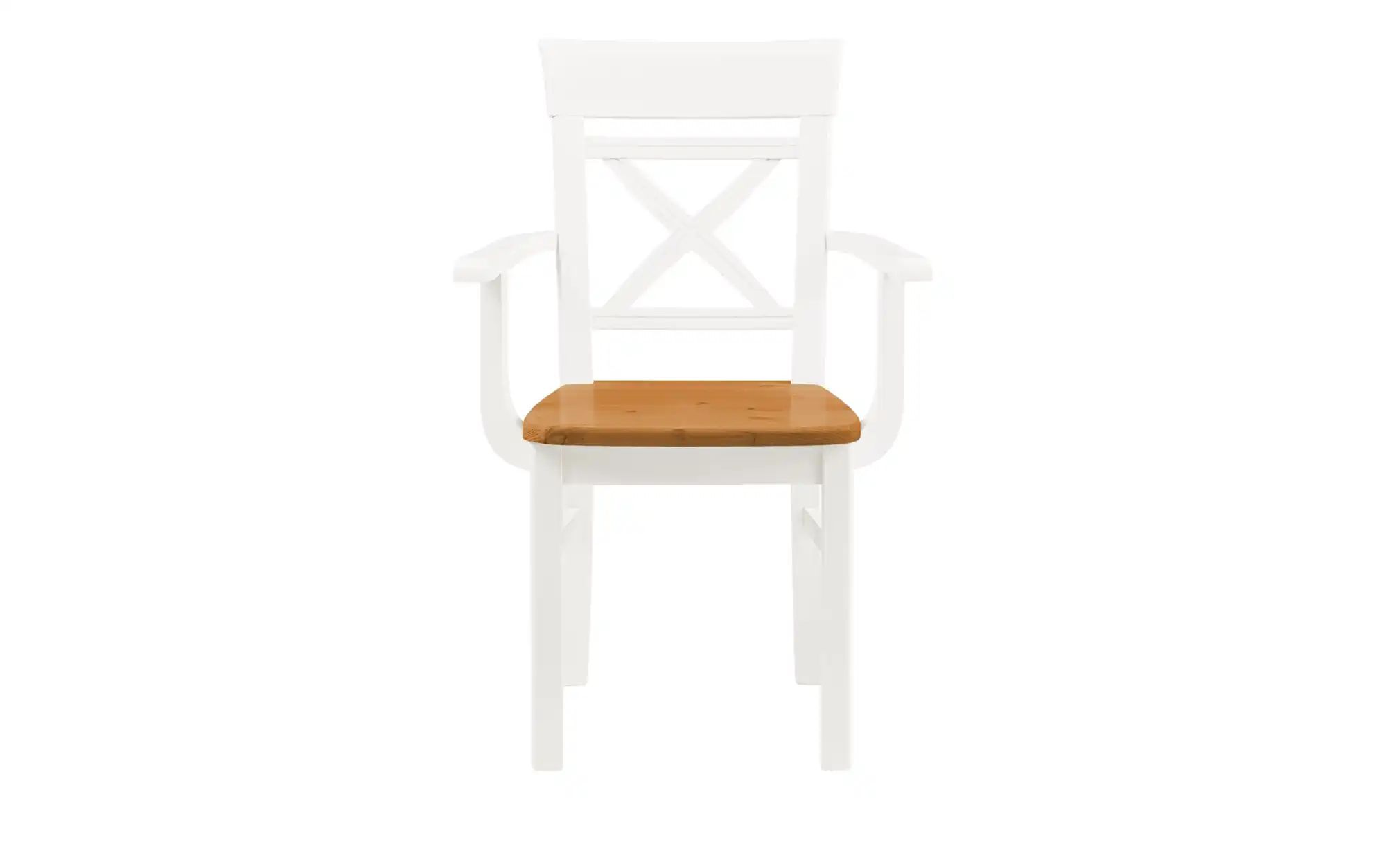 maison bleue Holzstuhl  Florian ¦ weiß ¦ Maße (cm): B: 61 H: 94 T: 43.0 Stü günstig online kaufen