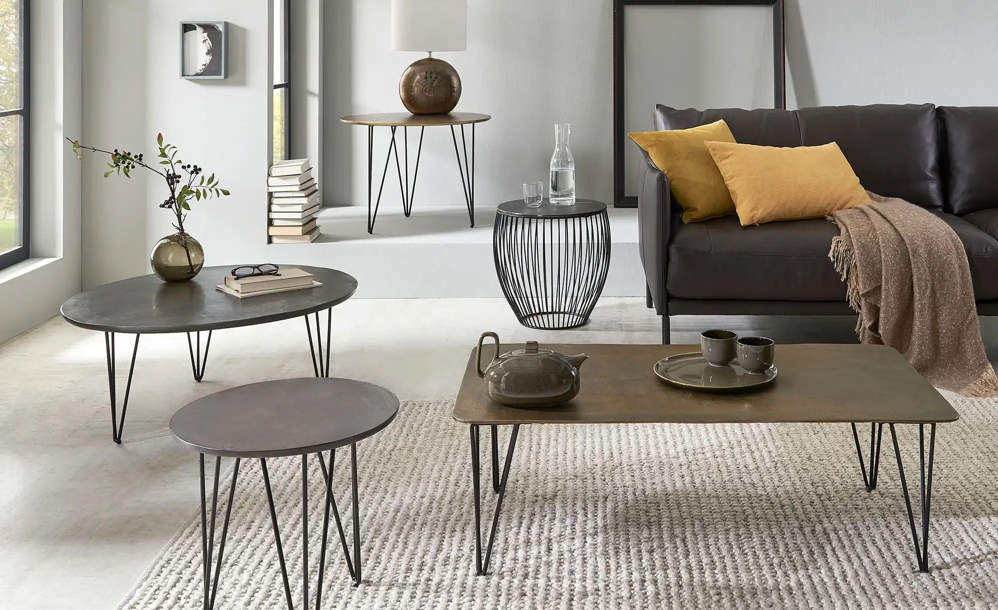 Thumbnail - Couchtisch  Cake ¦ grau ¦ Maße (cm): H: 34  Ø: 82 Tische > Couchtische > Couchtische rund - Höffner