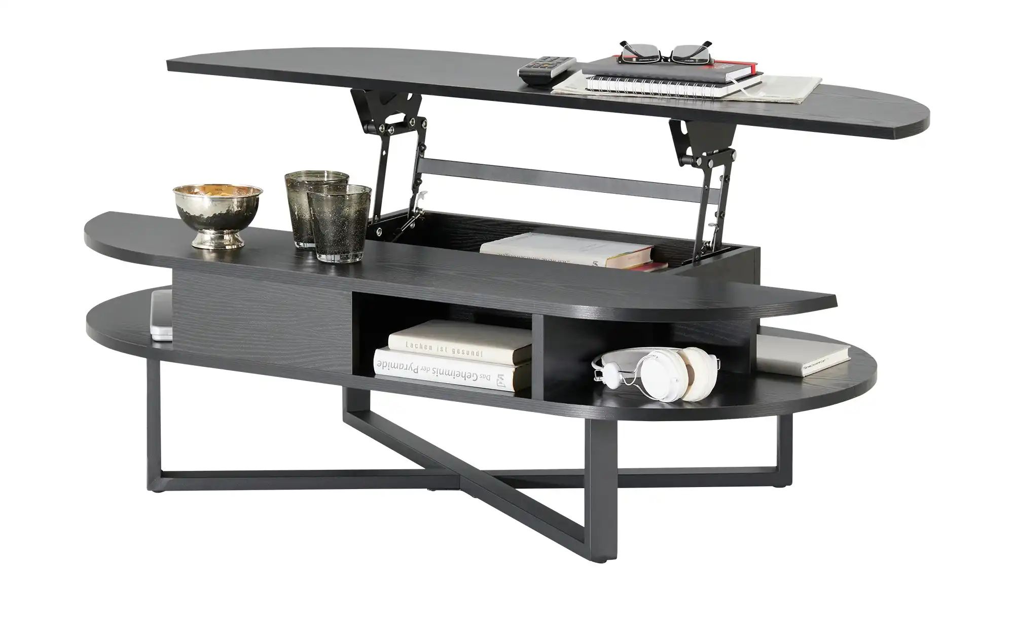 Couchtisch  Giglio ¦ schwarz ¦ Maße (cm): B: 60 H: 35 Tische > Couchtische günstig online kaufen