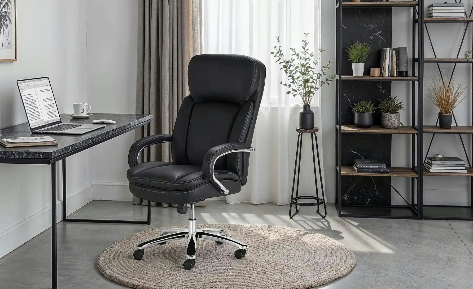 Thumbnail - Komfort-Chefsessel Bode XXL ¦ schwarz Stühle > Bürostühle - Höffner