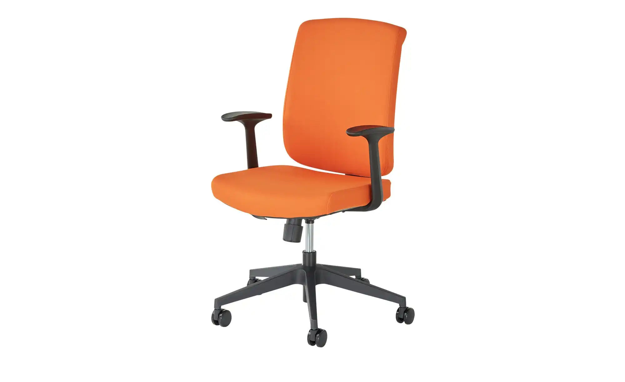 Bürodrehstuhl  Ziller ¦ orange ¦ Maße (cm): B: 60,5 H: 94,5 T: 60 Stühle > Bürostühle > Drehstühle - Höffner
