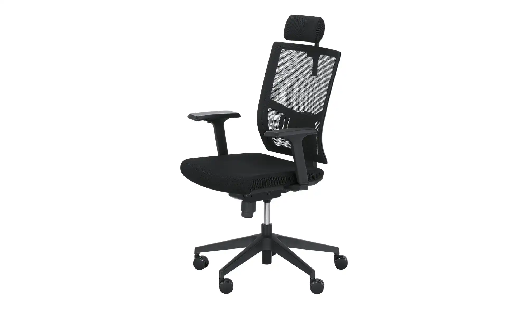 Büro Drehstuhl mit Kopfstütze Zwoenitz ¦ schwarz Stühle Bürostühle Drehstühle Höffner  - Onlineshop Möbel Höffner