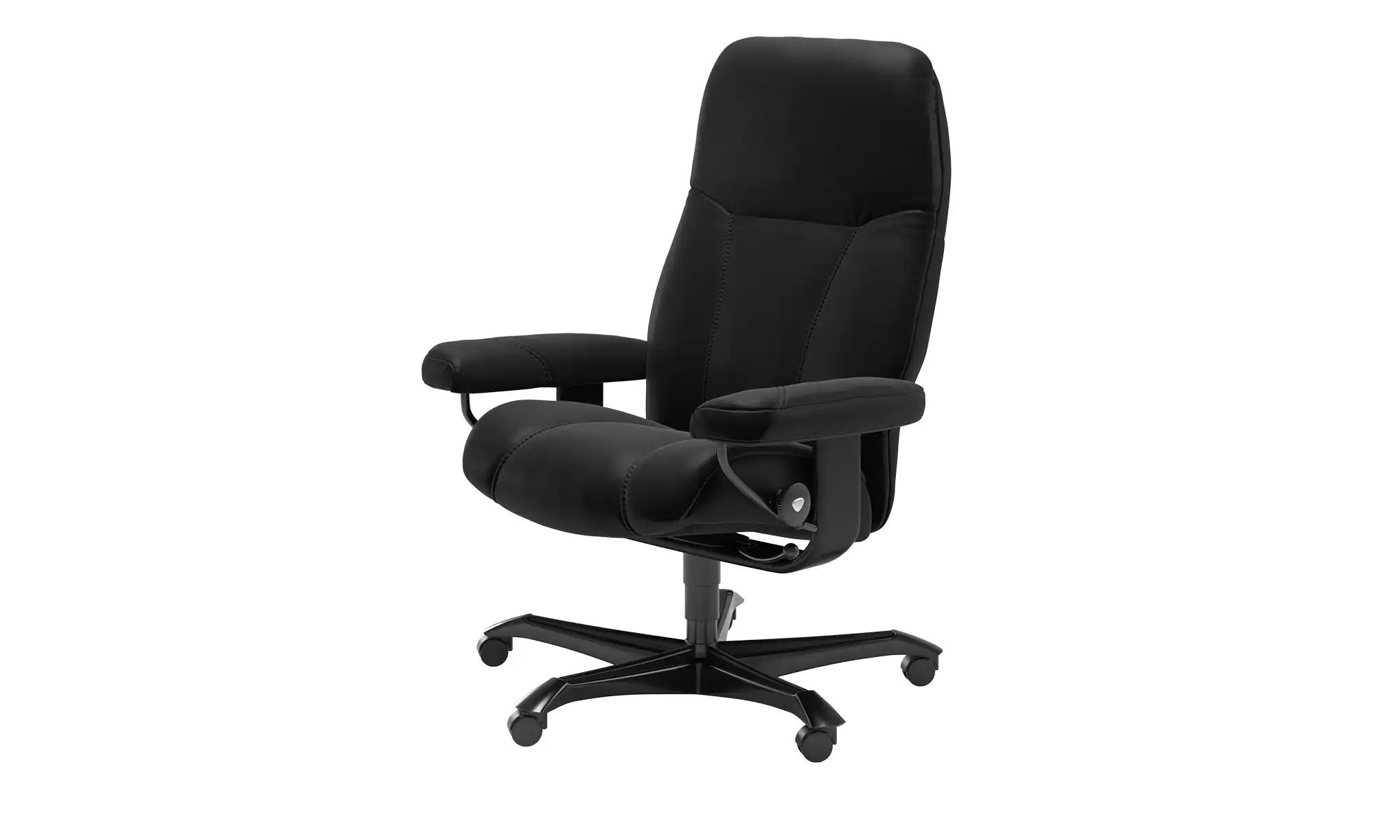 Stressless Drehstuhl  Consul Office ¦ schwarz ¦ Maße (cm): B: 76 H: 119 T: günstig online kaufen