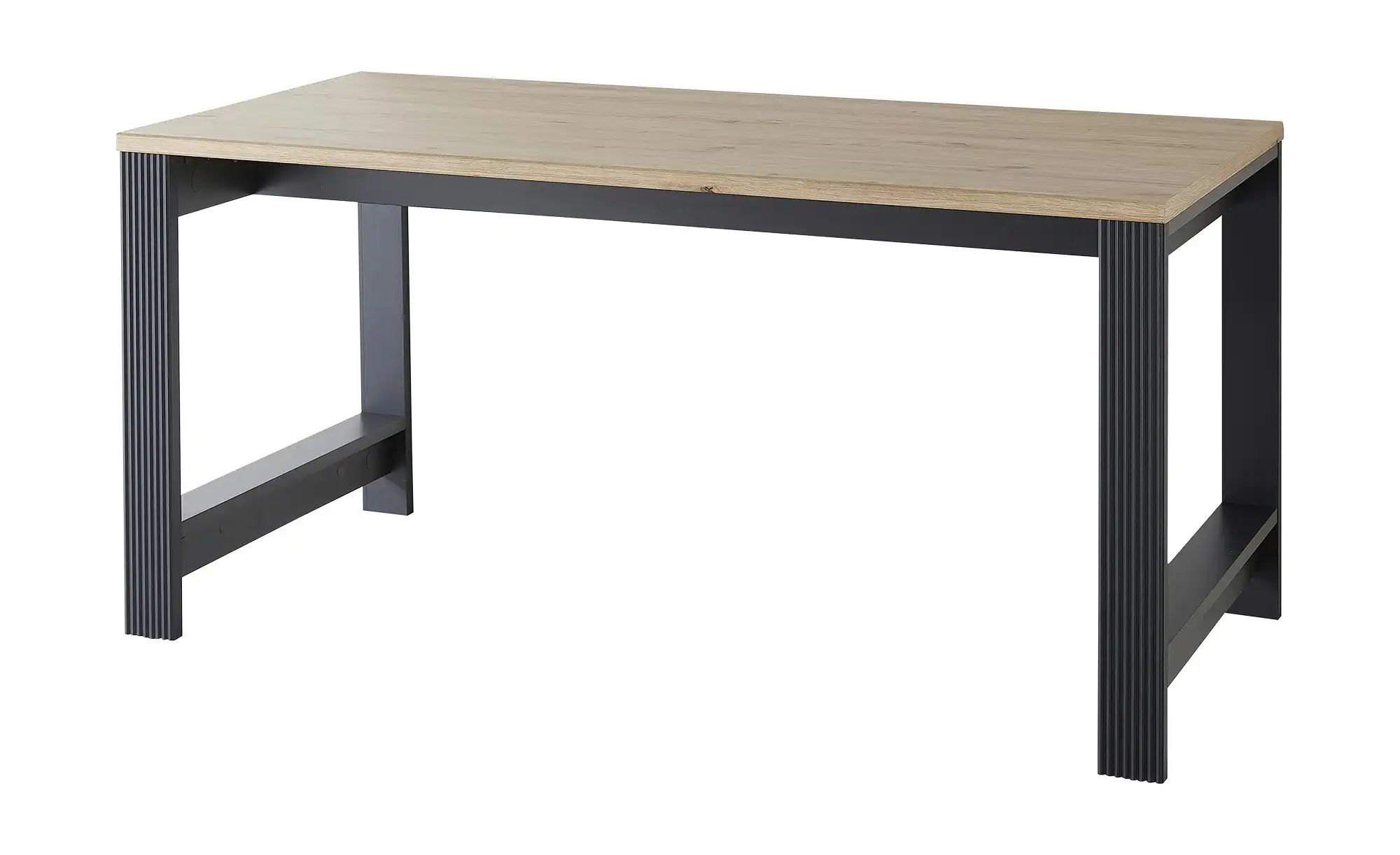 Schreibtisch  Varese ¦ schwarz ¦ Maße (cm): B: 160 H: 76 T: 80.0 Tische > S günstig online kaufen