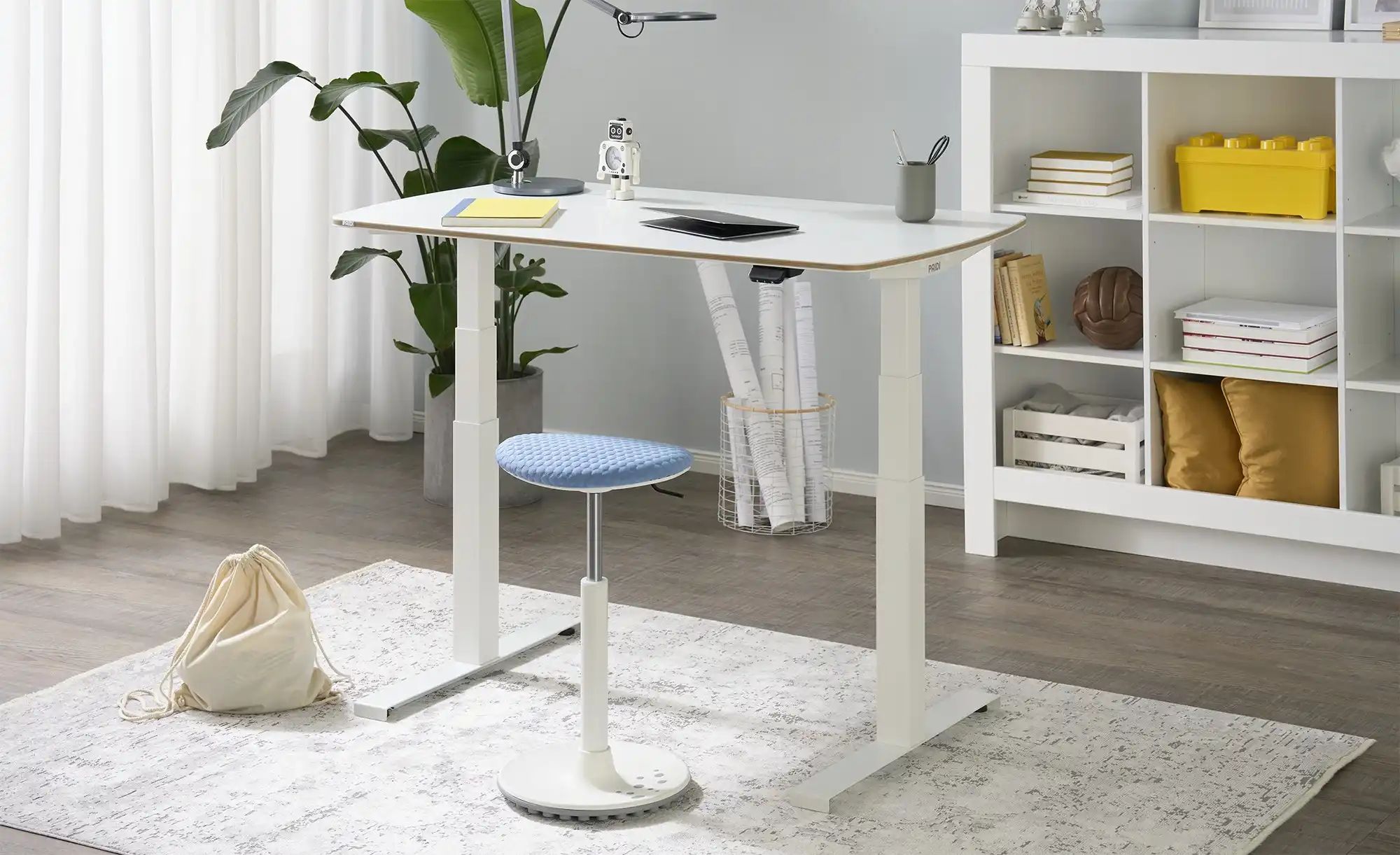 PAIDI Schreibtisch  e-lion ¦ weiß ¦ Maße (cm): B: 130 H: 62 T: 75.0 Kinderm günstig online kaufen