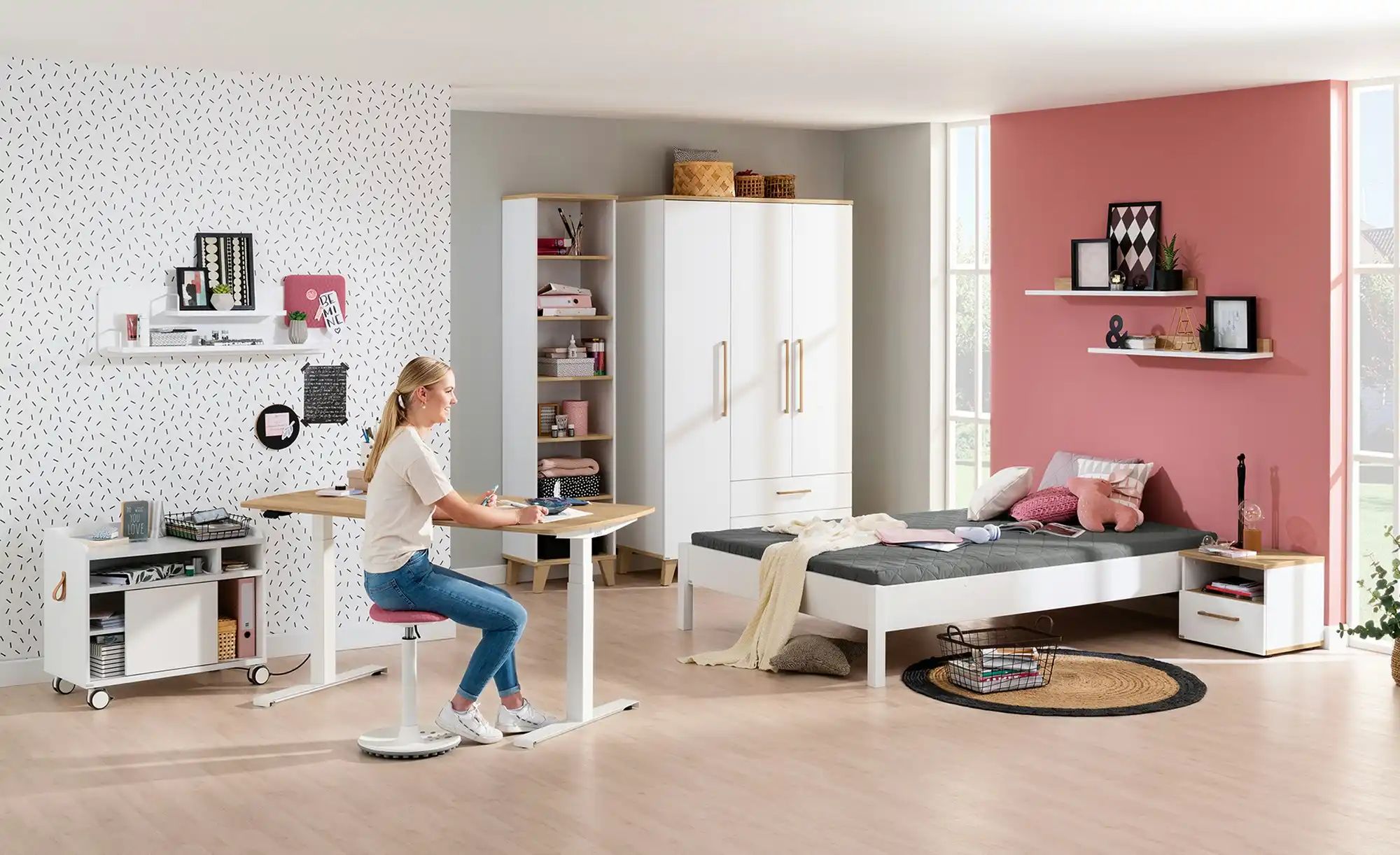 PAIDI Schreibtisch  e-lion ¦ holzfarben ¦ Maße (cm): B: 150 H: 62 T: 75.0 K günstig online kaufen