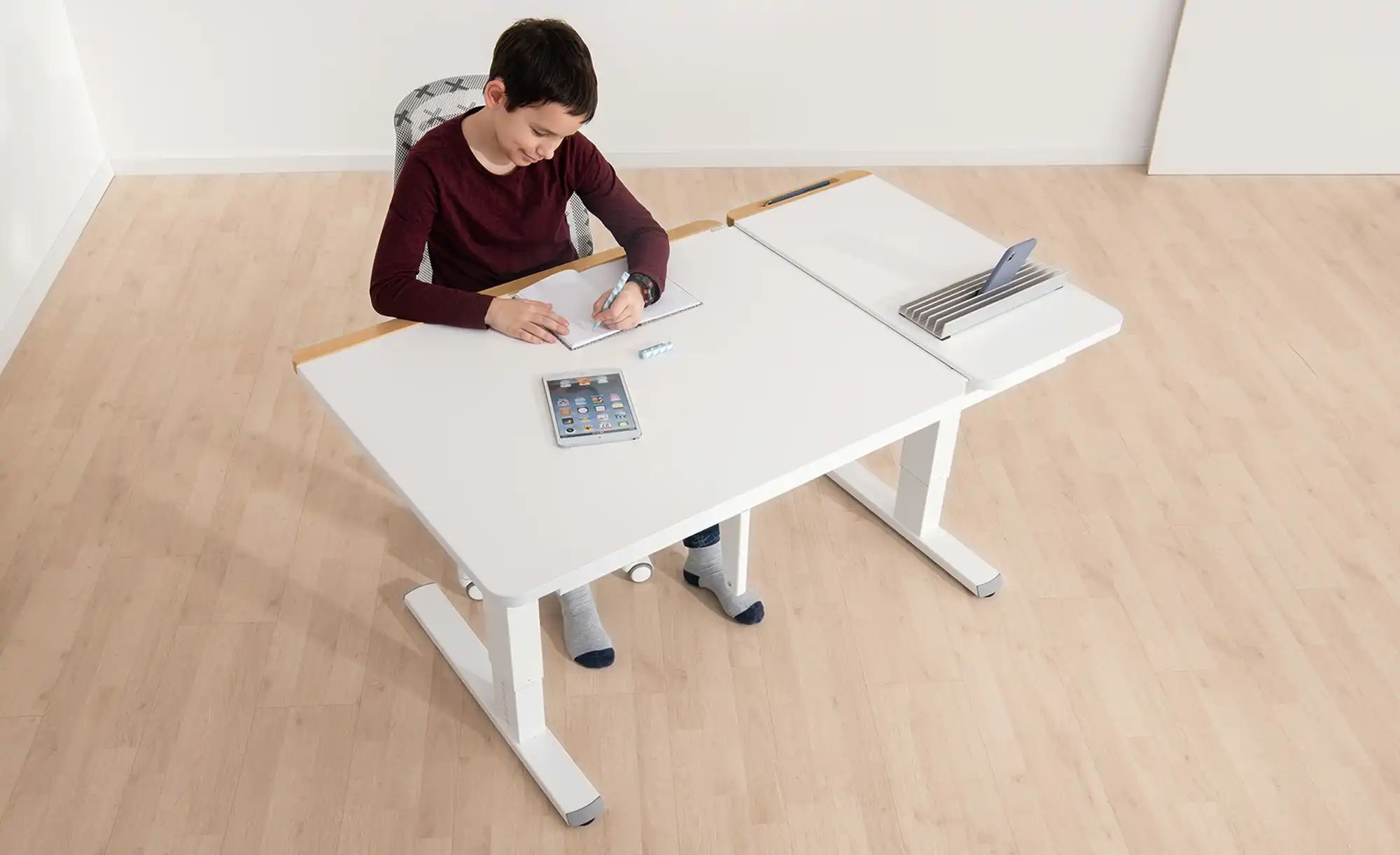 PAIDI Schreibtisch  Teenio GT ¦ weiß ¦ Maße (cm): B: 130 H: 53 T: 75.0 Kind günstig online kaufen
