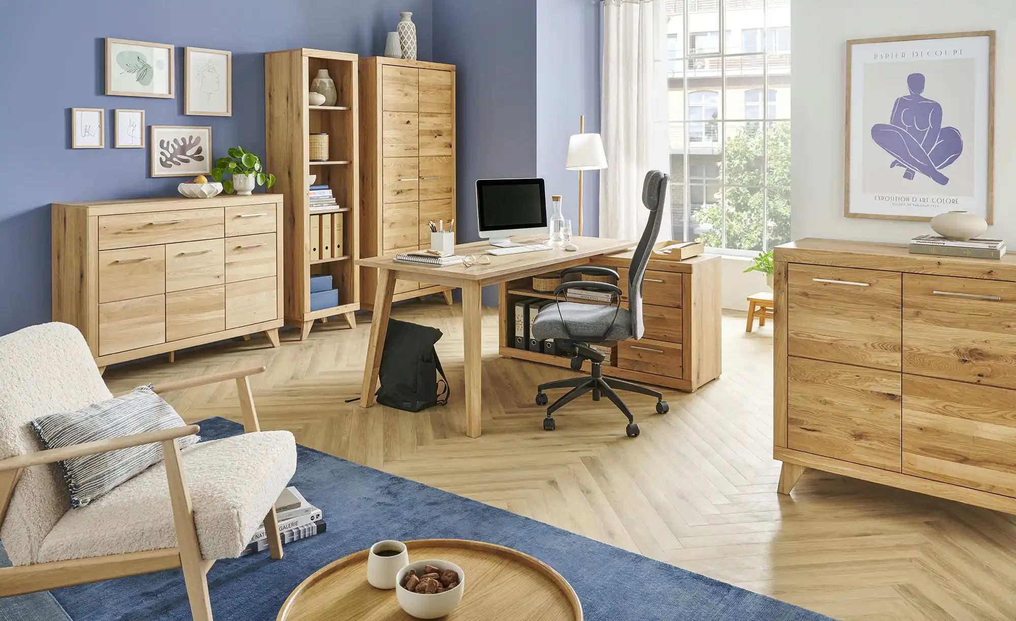 smart Aktenregal  Oslo ¦ holzfarben ¦ Maße (cm): B: 51 H: 189 T: 42 Regale günstig online kaufen