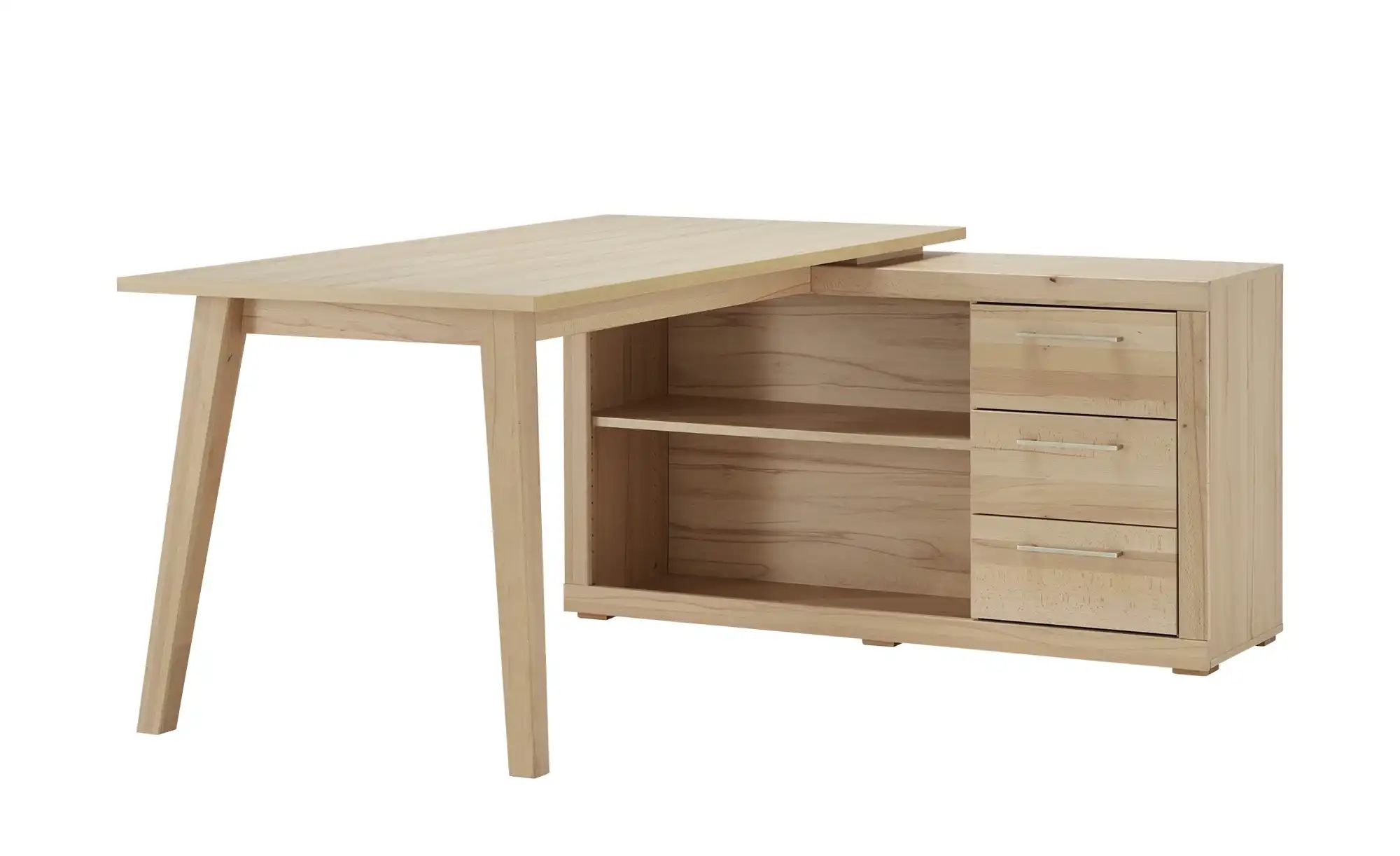 smart Eckschreibtisch  Oslo ¦ holzfarben ¦ Maße (cm): B: 165 H: 76 T: 130 T günstig online kaufen